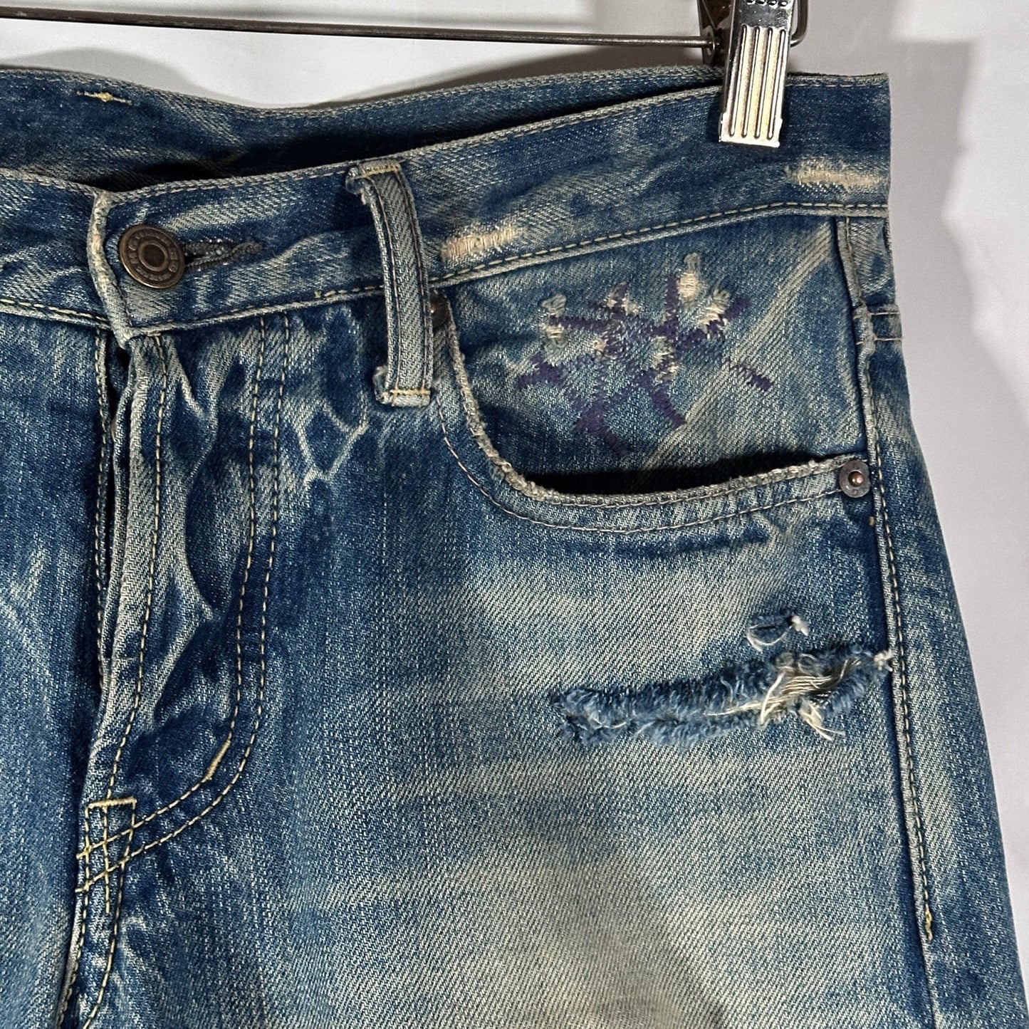 Hysteric Glamour Selvedge Repaired Denim