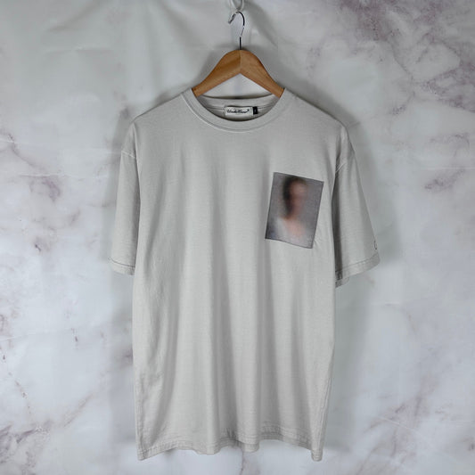 Undercover Robert Bosisio S/S25 White Patch Portrait Tee
