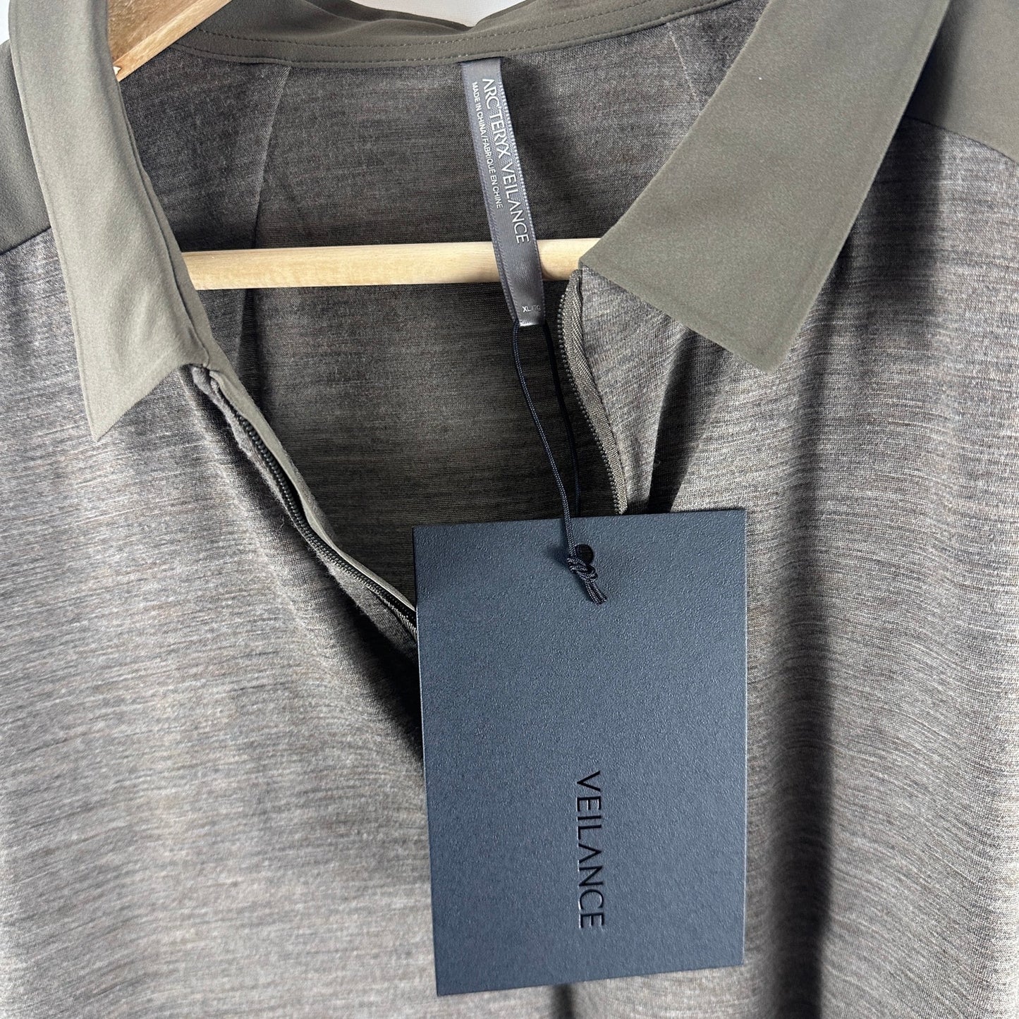 Arc’teryx Veilance Frame Longsleeve Polo Gnosis Heather Green