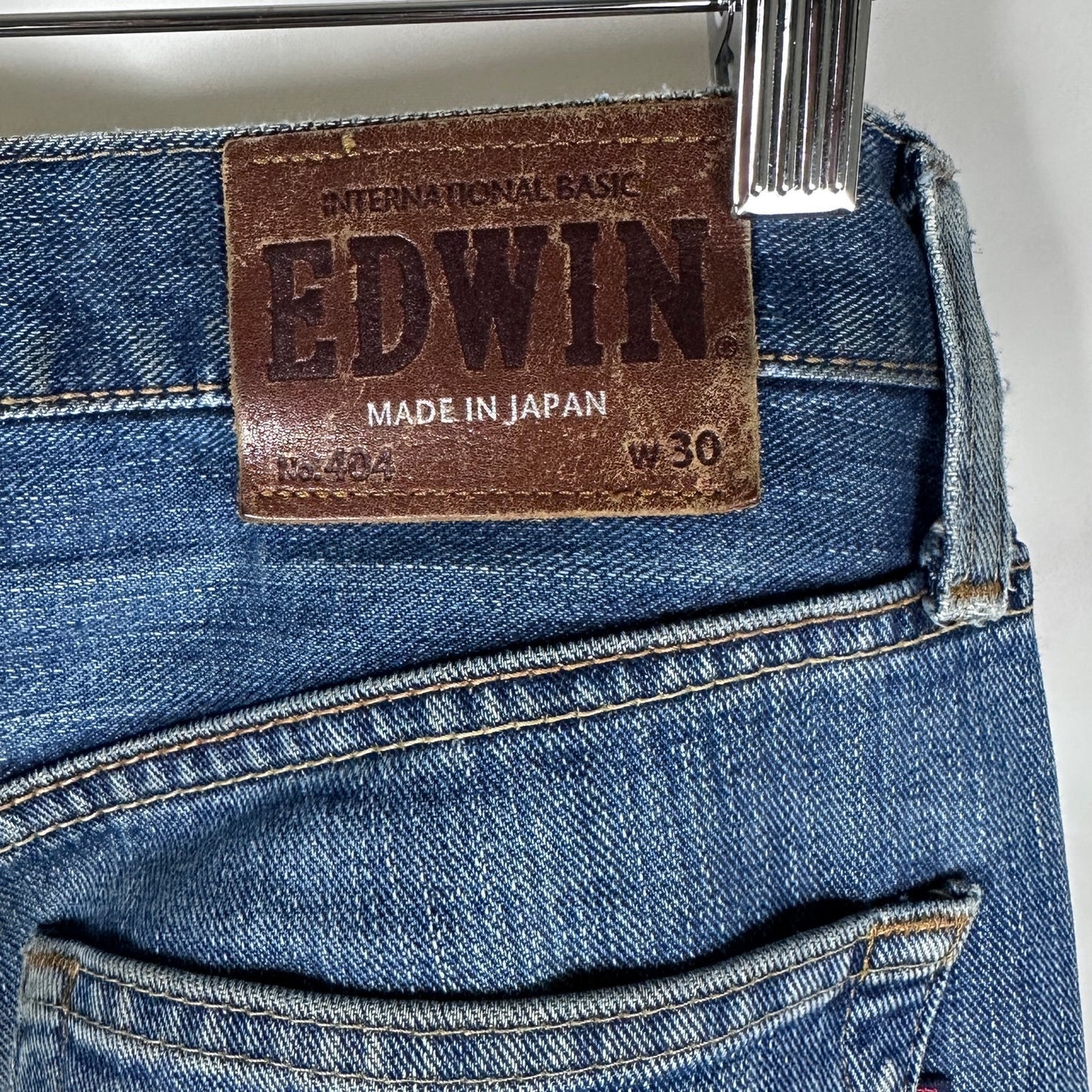 Edwin Distressed Straight 404 Denim