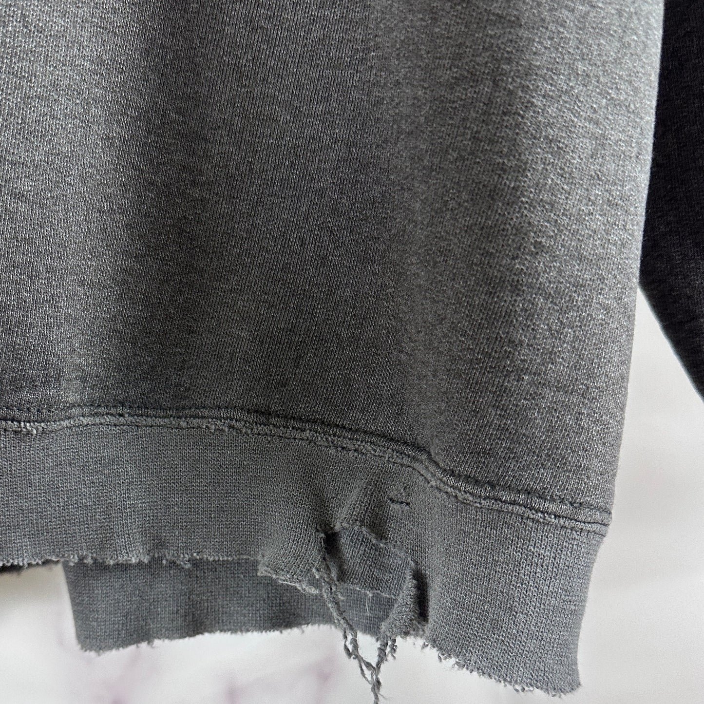 Vintage Distressed Champion Grey Crewneck