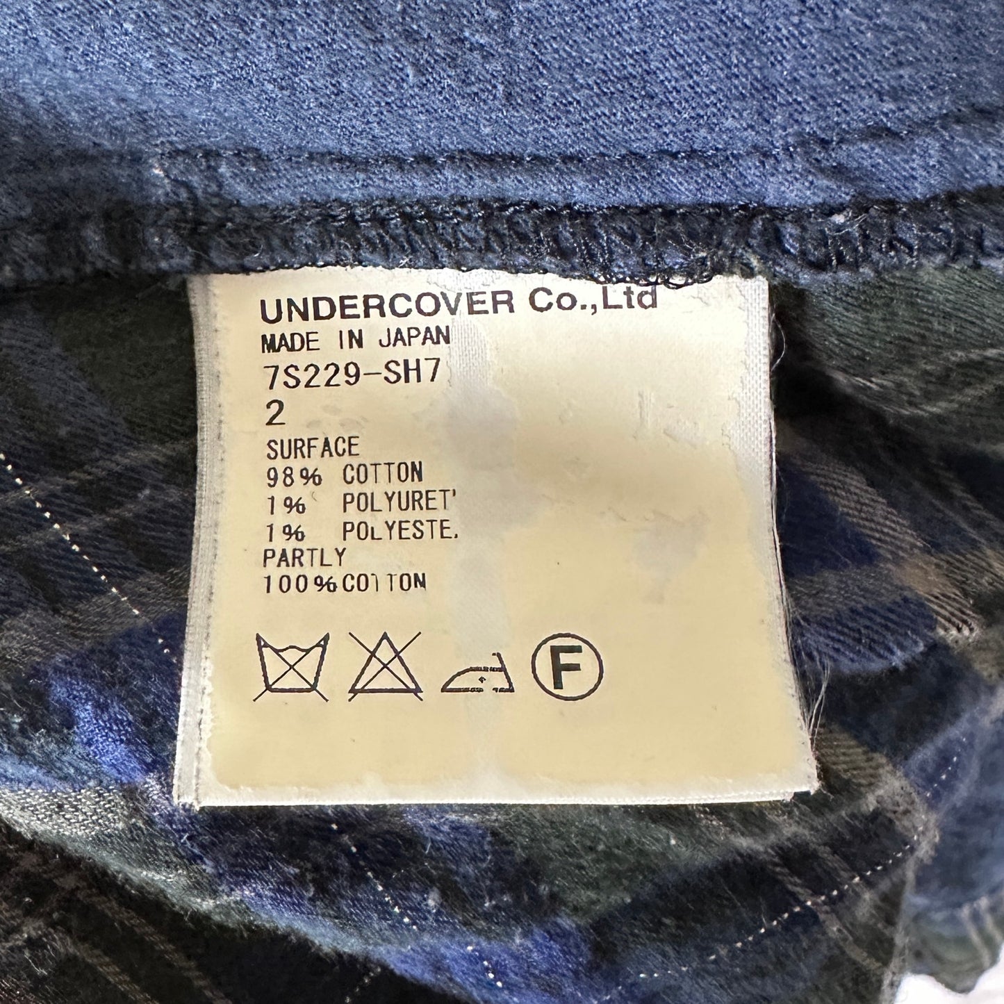 Undercover S/S07 Hybrid Bleeding Rose Flannel Shirt