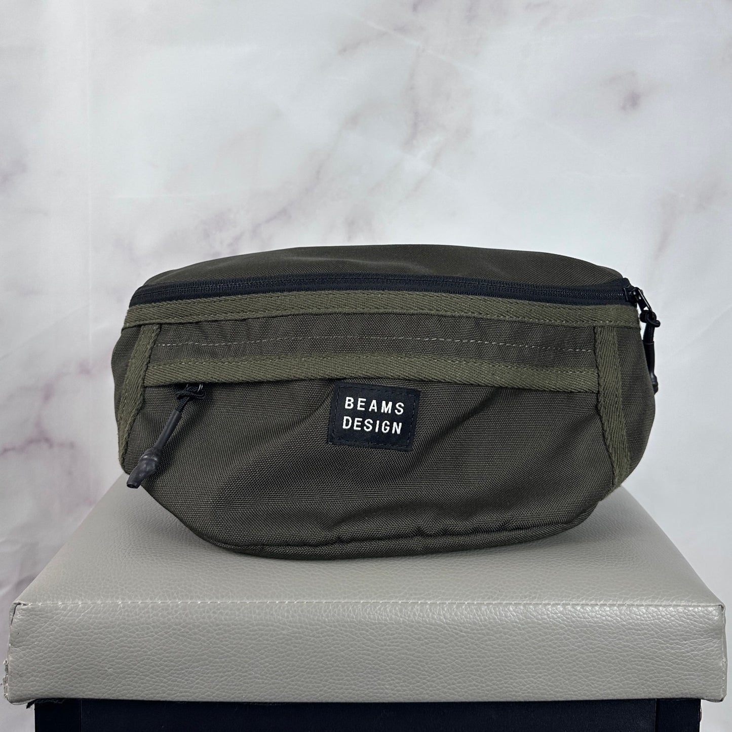Beams Design Green Crossbody Fanny Pack