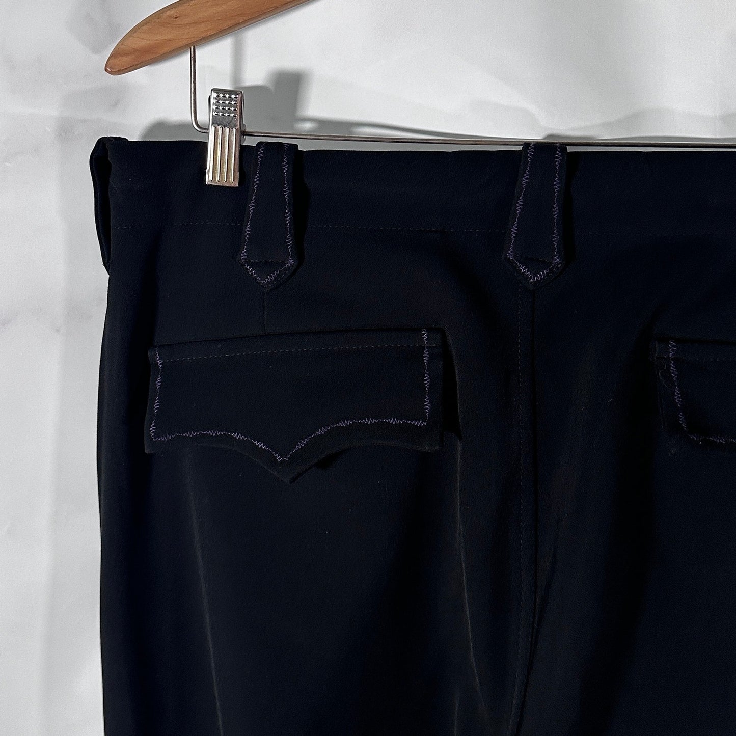 Needles Black Western Leisure Boot Cut Pants