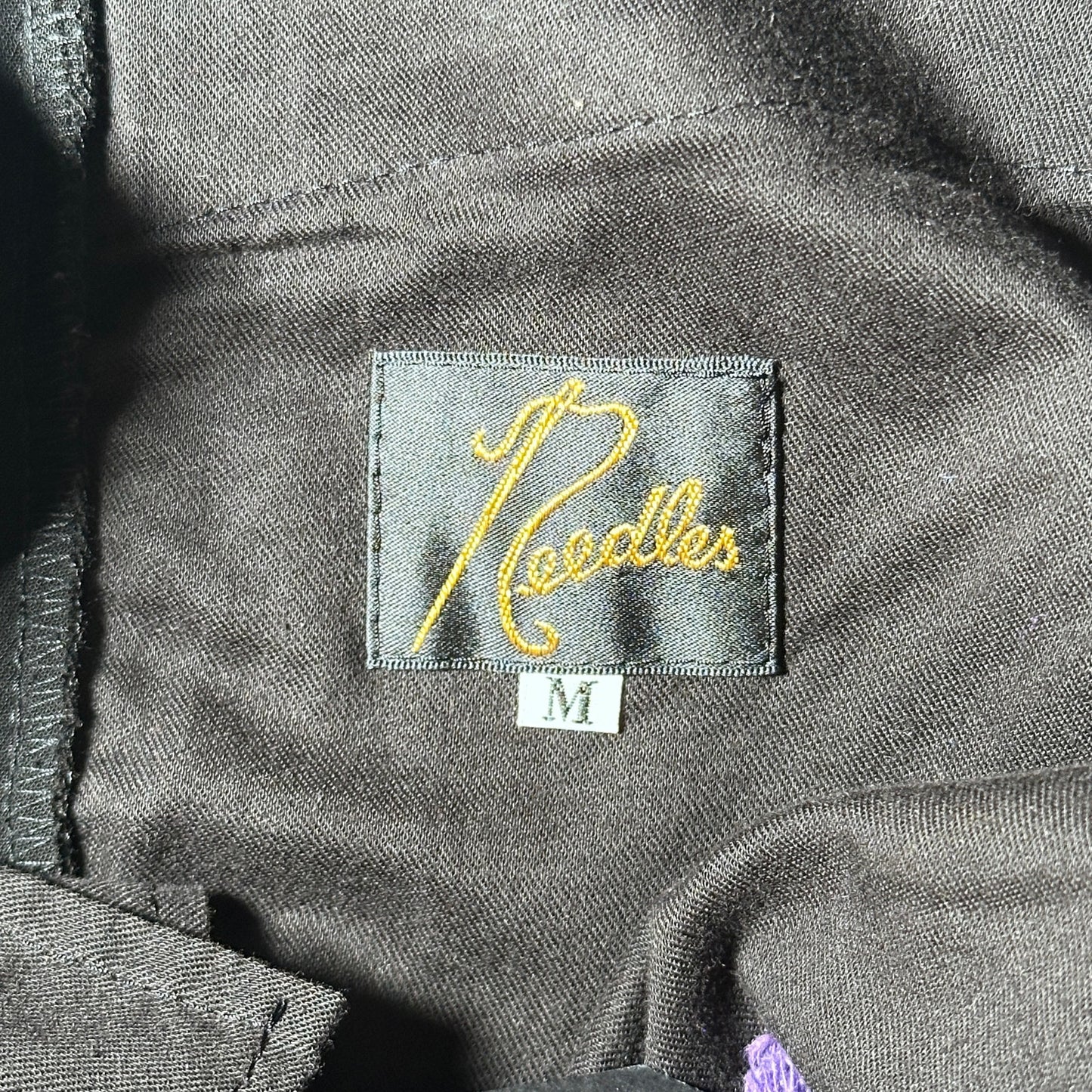 Needles Black Western Leisure Boot Cut Pants