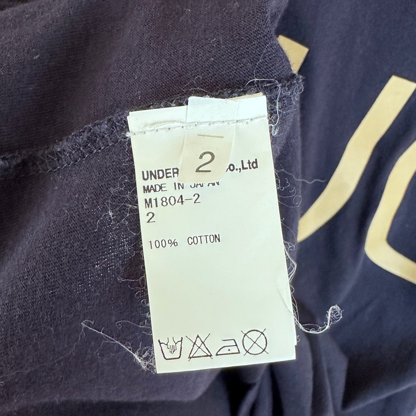 Undercover S/S15 'Mud Rug Navy Deformed Tee