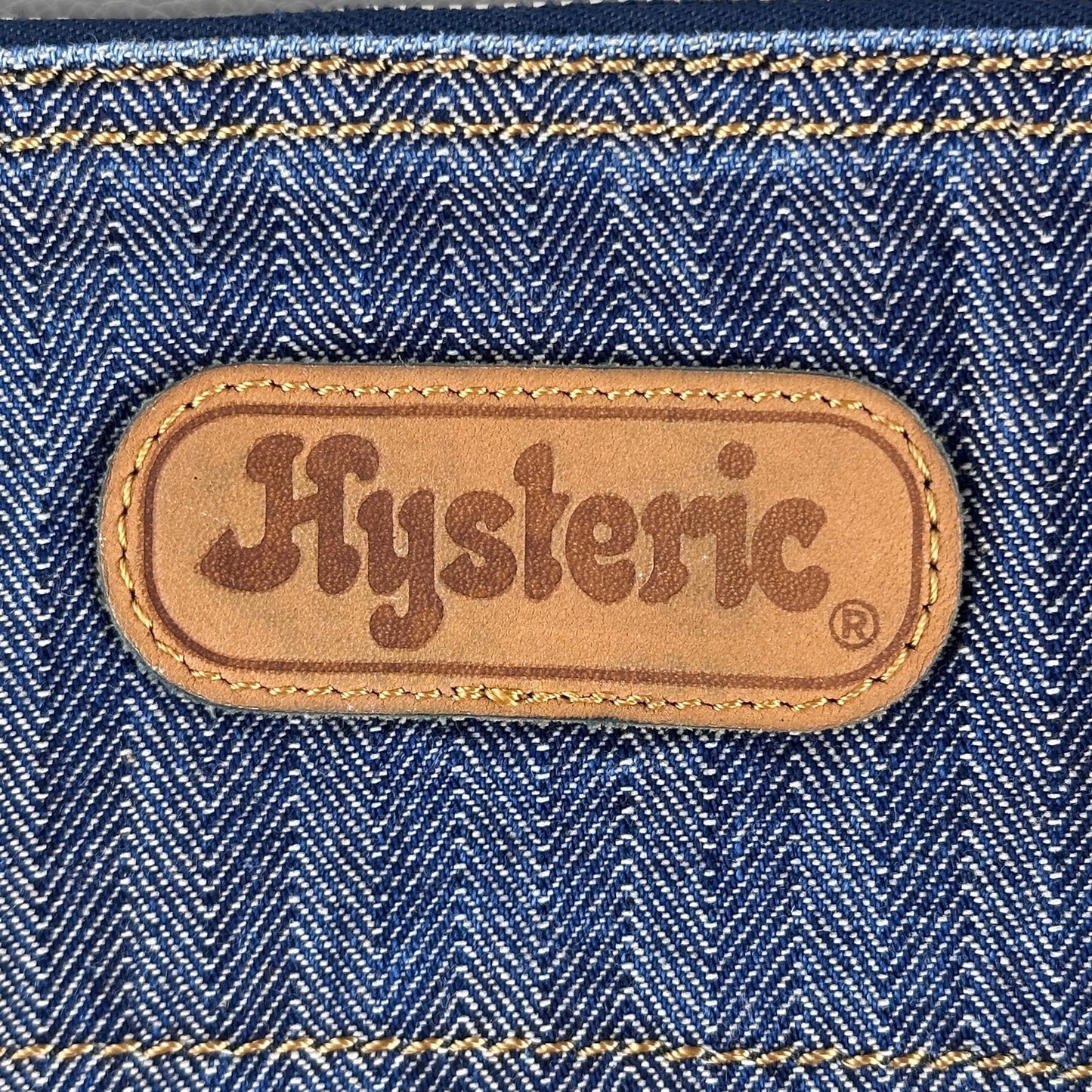 Hysteric Glamour Denim Pocket Zipper Wallet