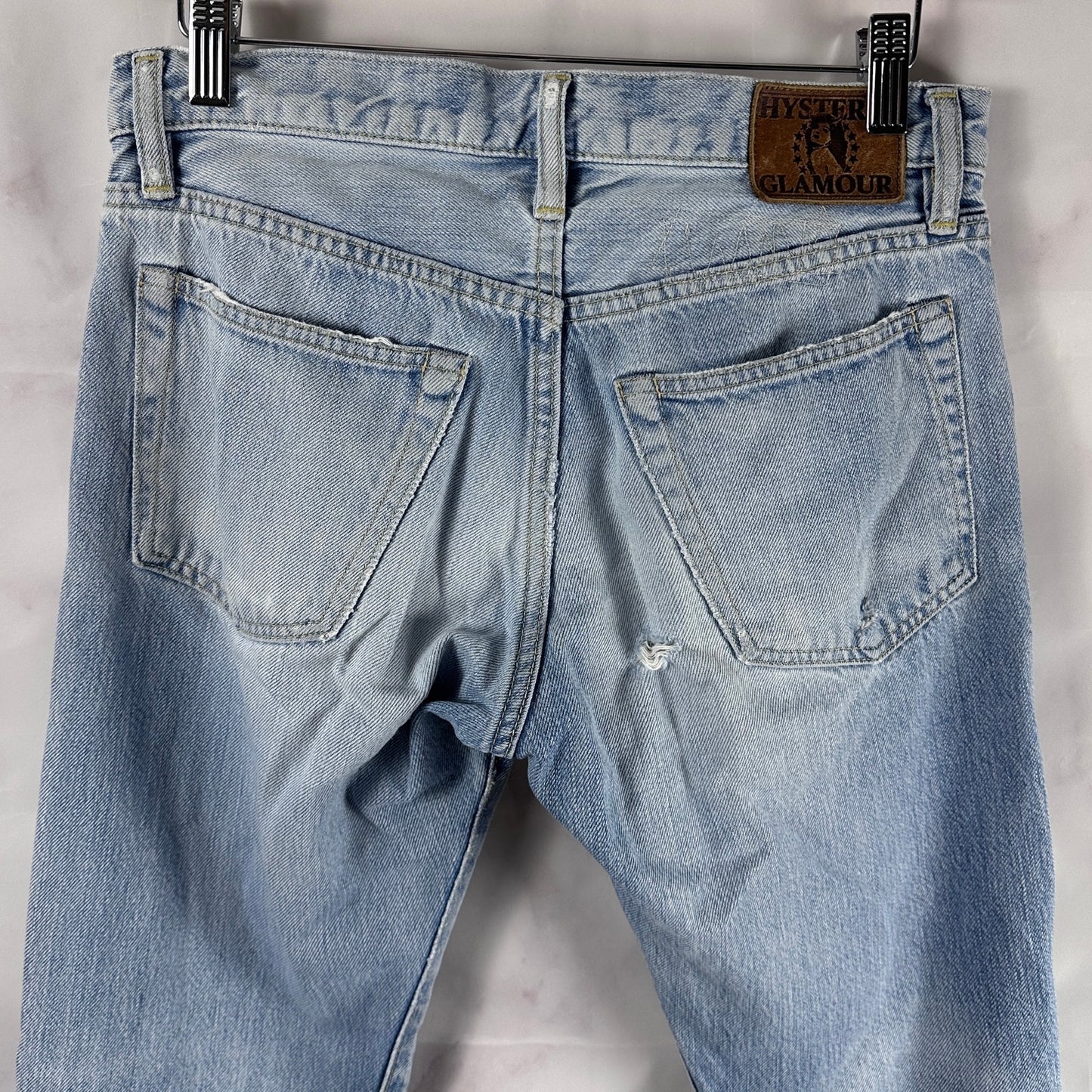 Hysteric Glamour Selvedge Repaired Light Wash Denim