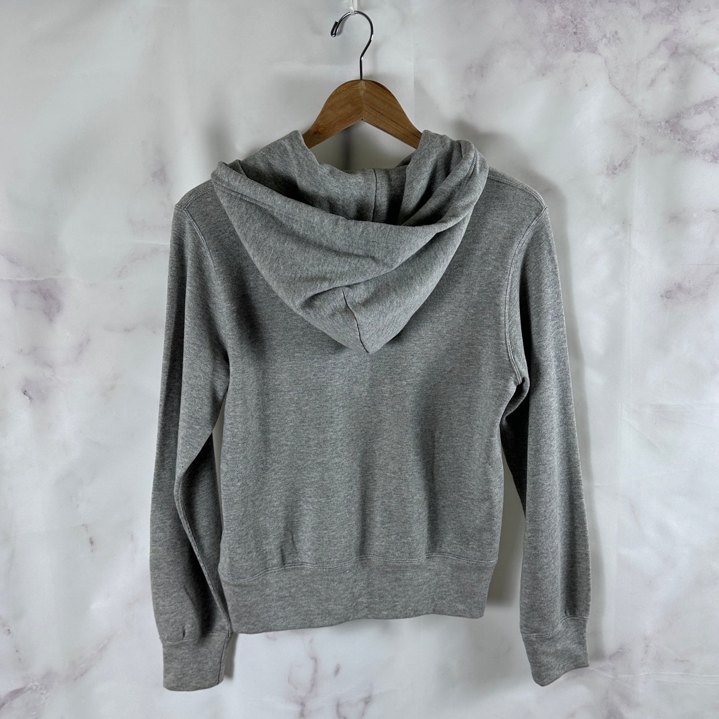 CDG PLAY Heather Grey Heart Logo Hoodie