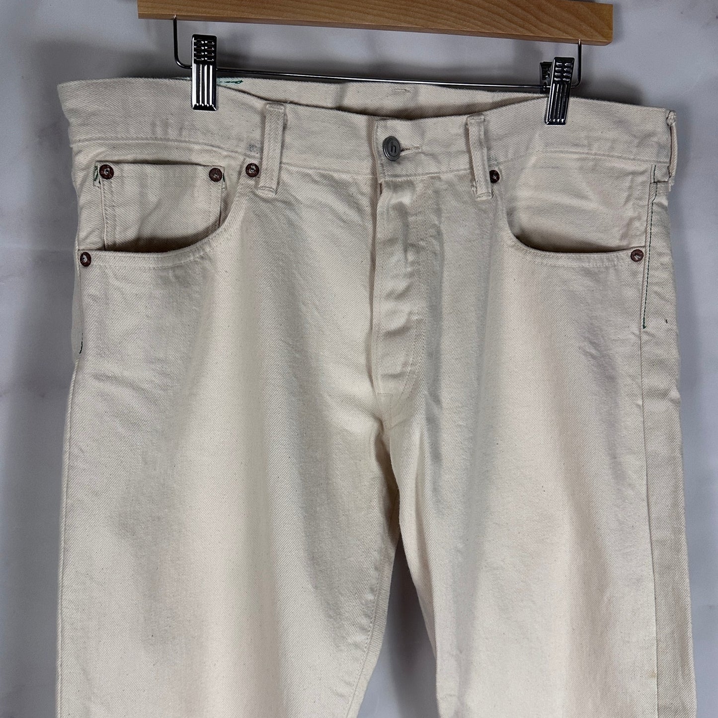 Hidden NY Cream Japanese Selvedge Denim