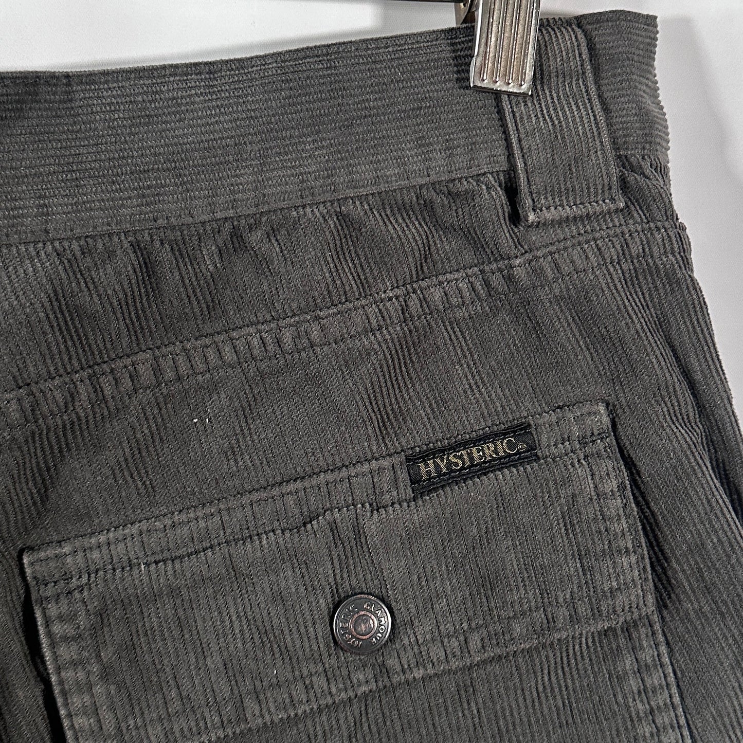 Hysteric Glamour Corduroy Embroidered Cargo Shorts