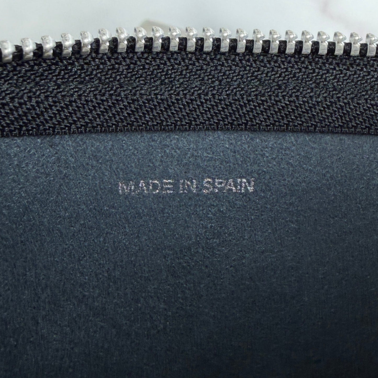 Comme des Garçons x Colette Black Leather Caperino & Peperone Zip Pouch
