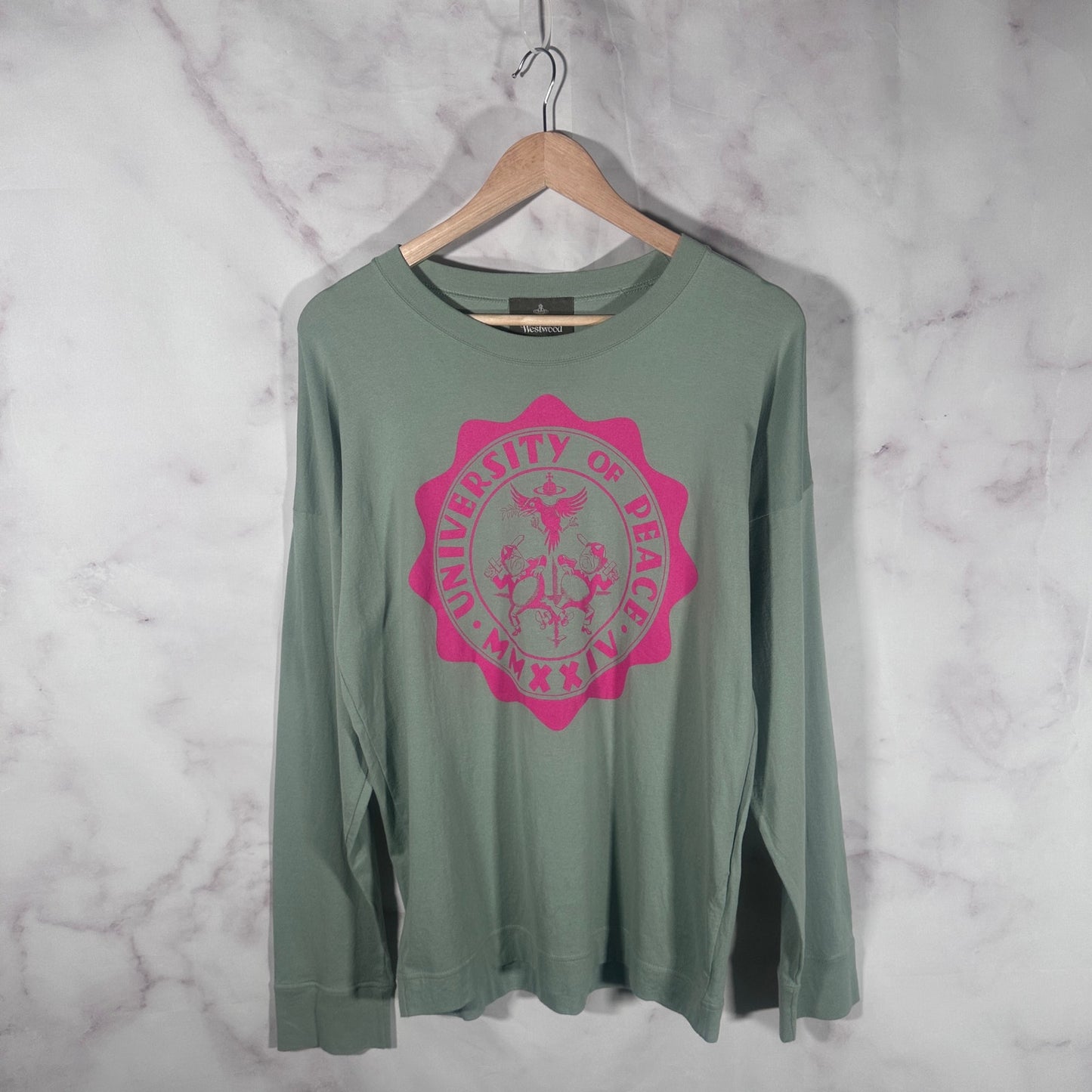 Vivienne Westwood Green ‘University of Peace’ Longsleeve