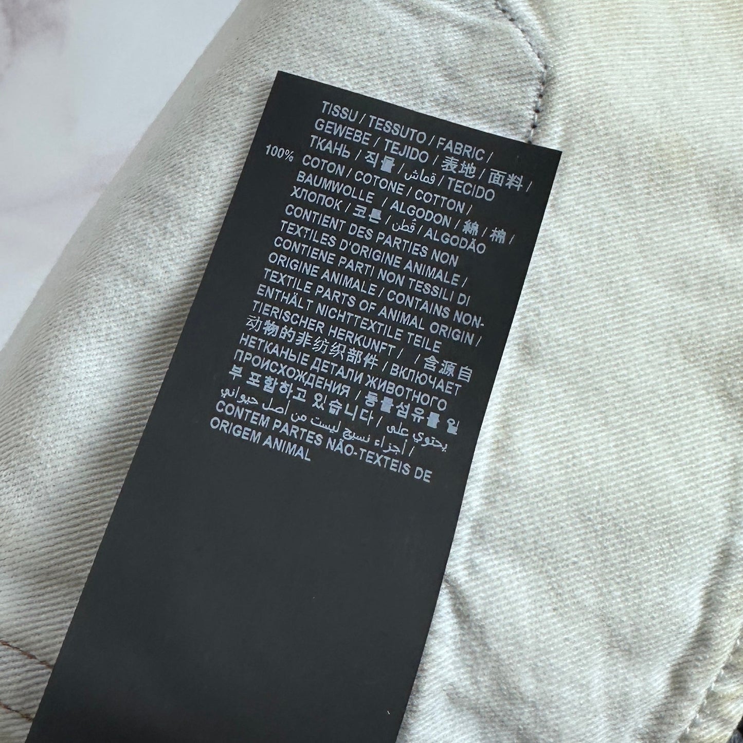 Saint Laurent Paris D23 Straight Destroyed Denim