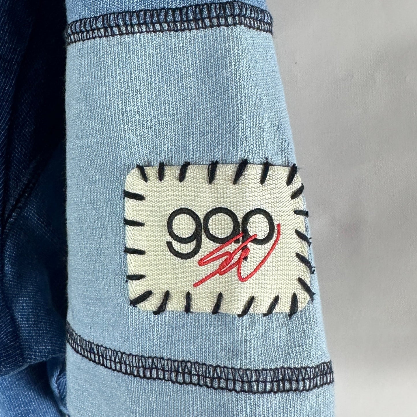 Sean Wotherspoon x Gap Japan Exclusive Indigo Patchwork Cropped Tee