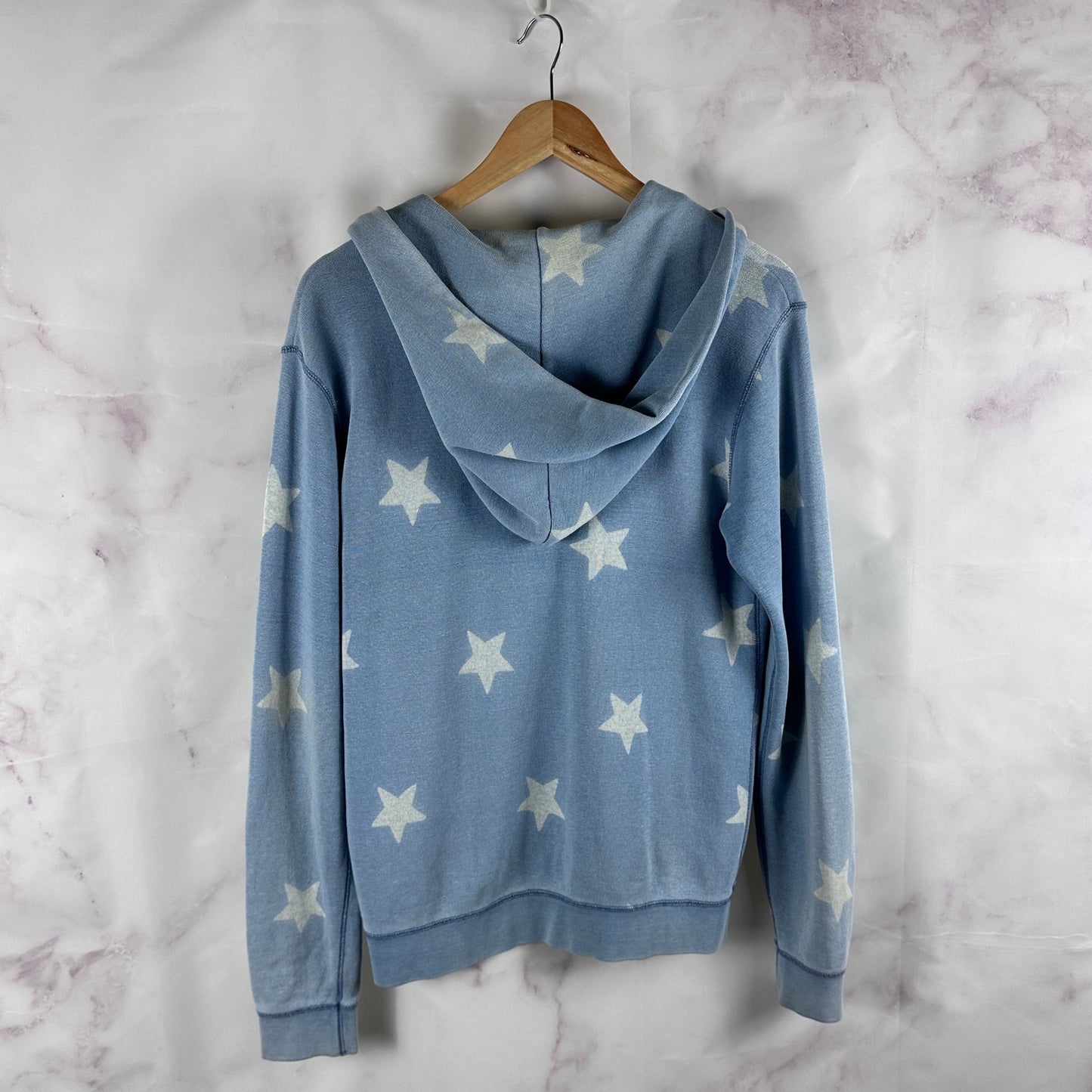 Visvim Artisan Star Blue Zip-Up Hoodie