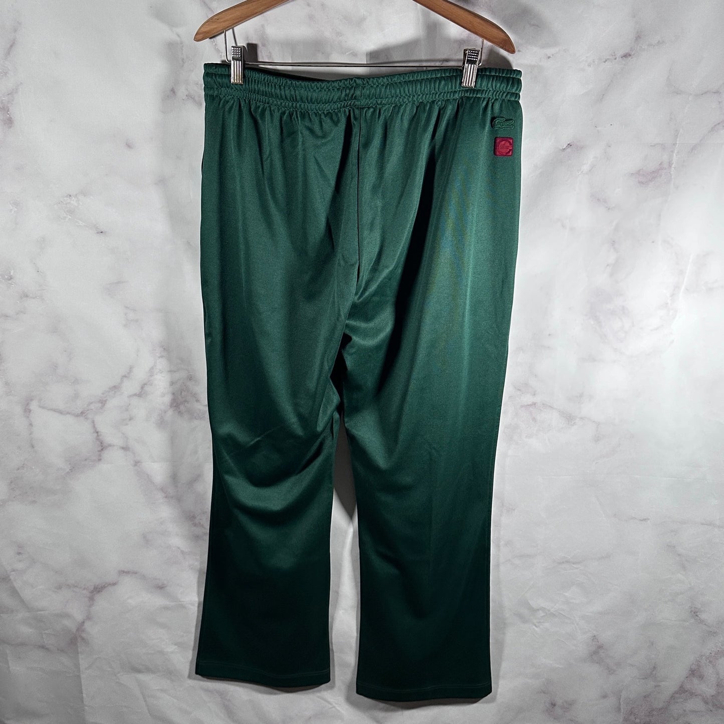 Lacoste x CLOT Green Pleated Track Pants