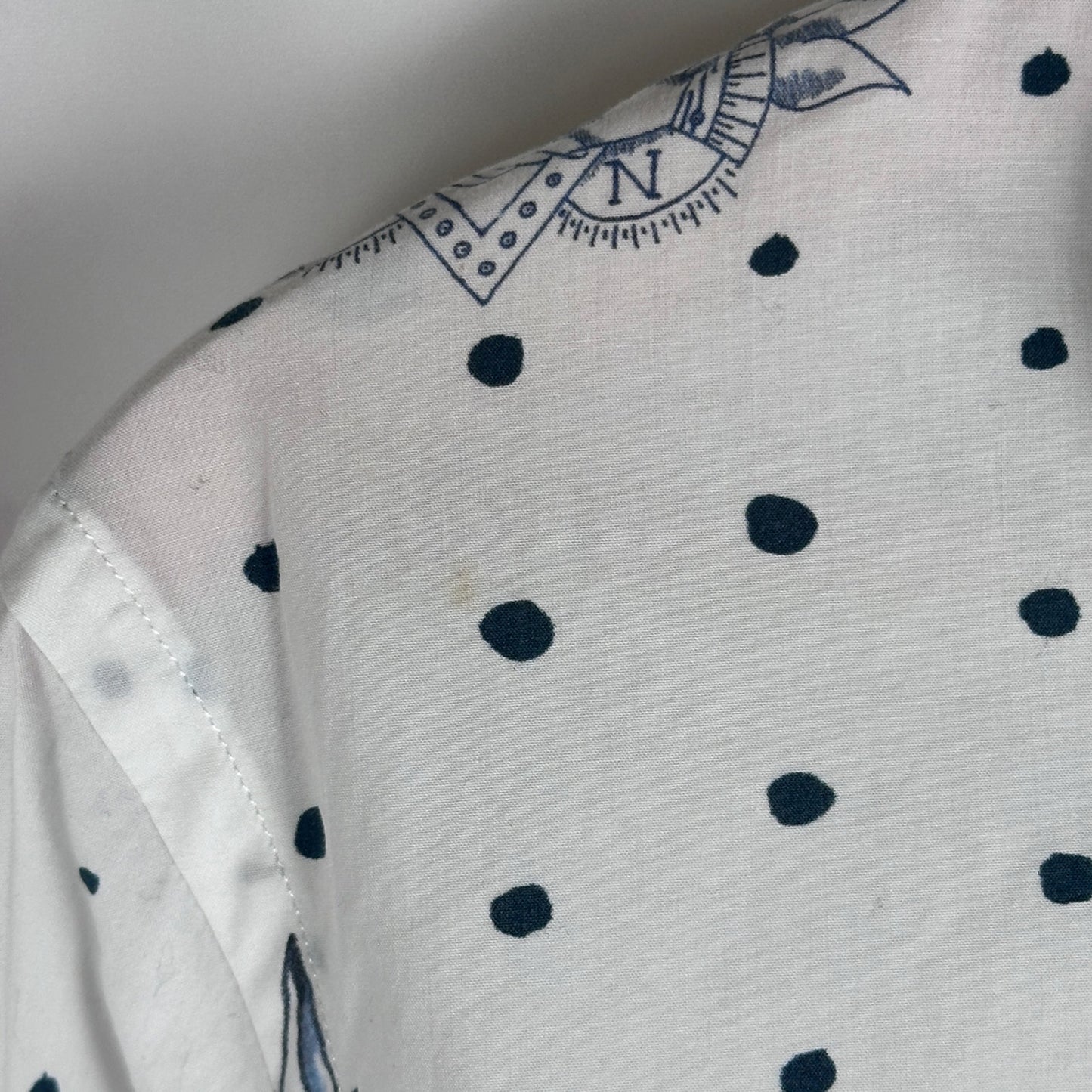 Alexander McQueen Lost At Sea Tattoo Button-Up Shirt
