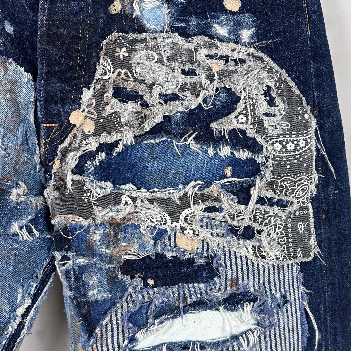 Kapital Selvedge Boro Patchwork Denim