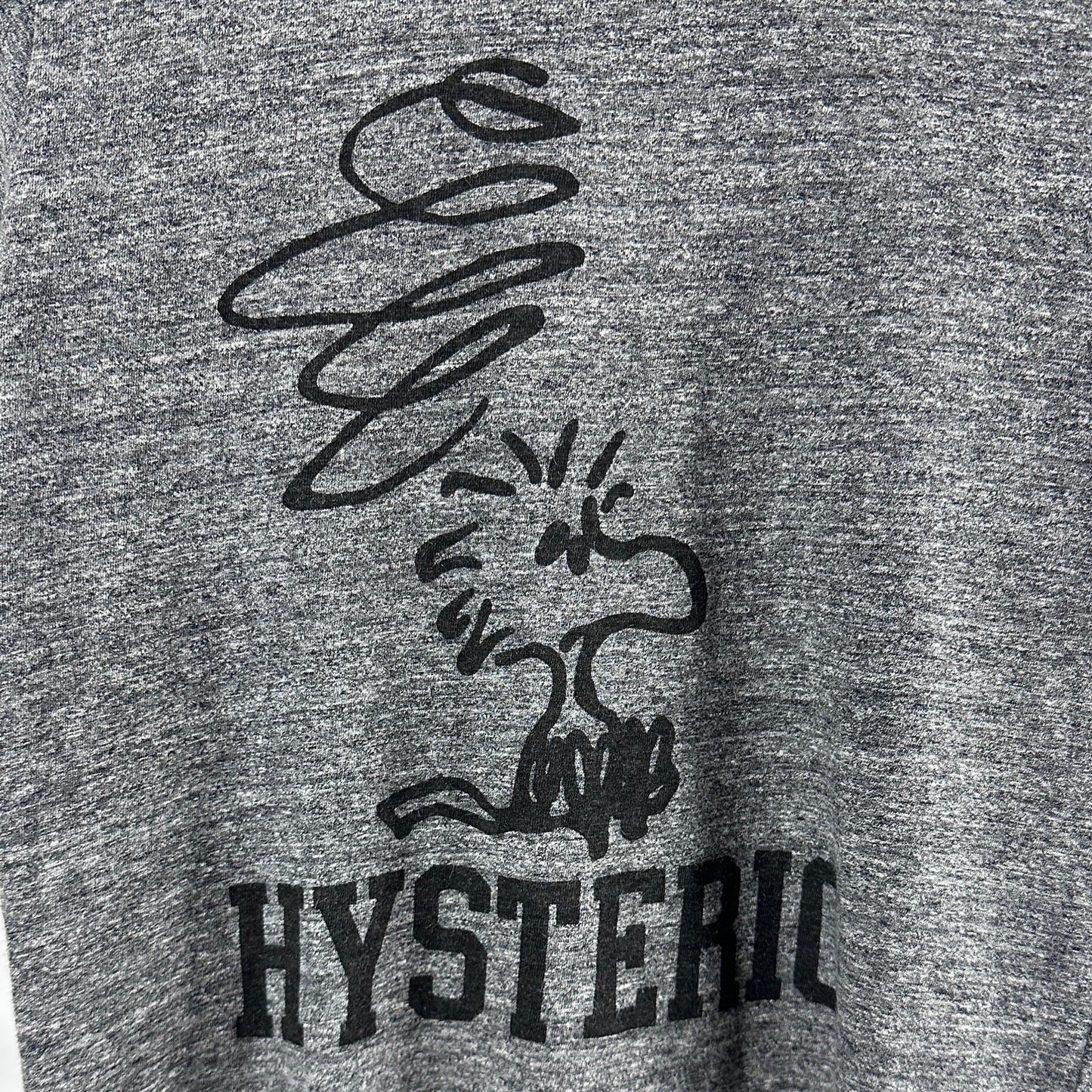 Hysteric Glamour Peanuts Woodstock Grey Ringer Tee