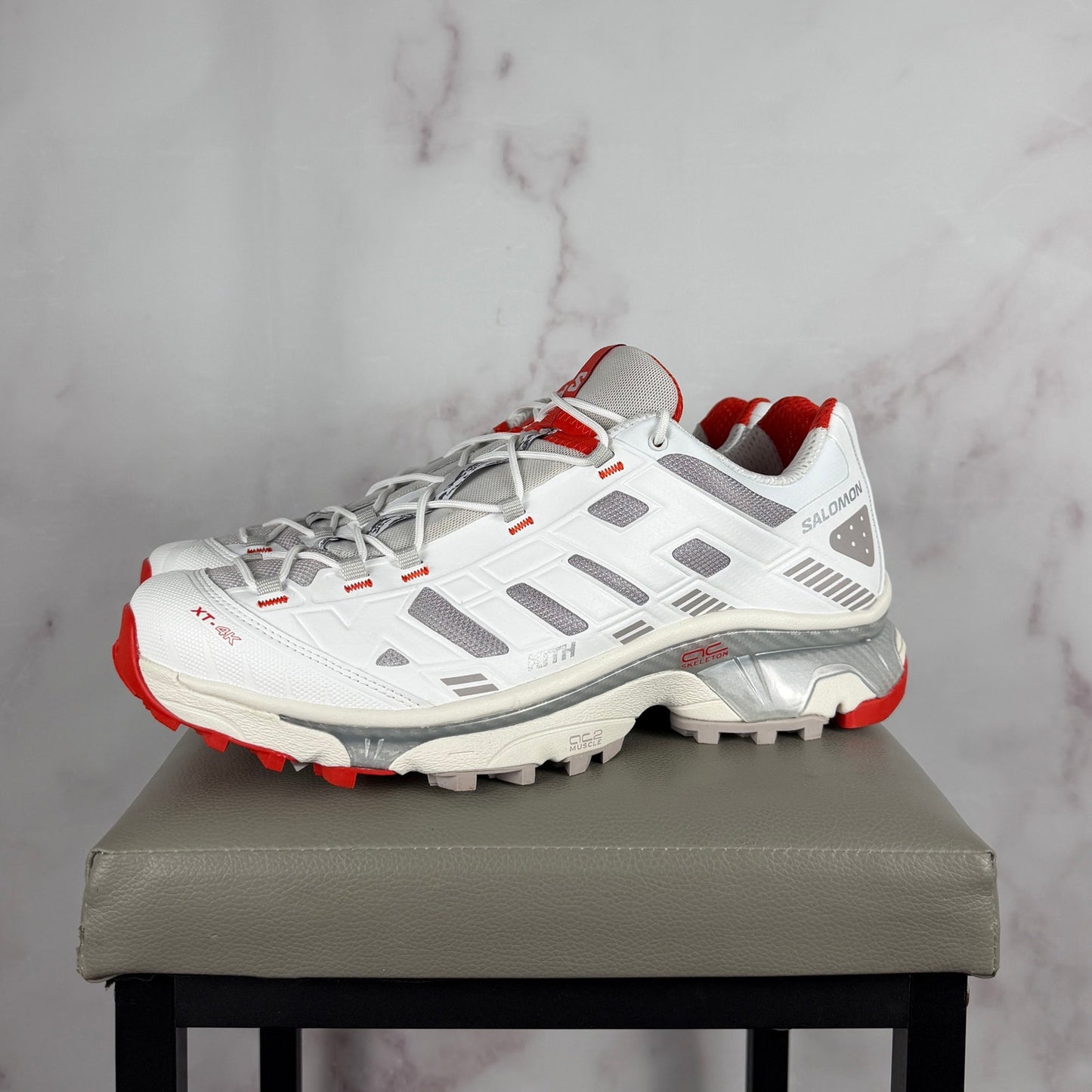 Salomon x Kith XT-4K White/Red ‘Kithmas’