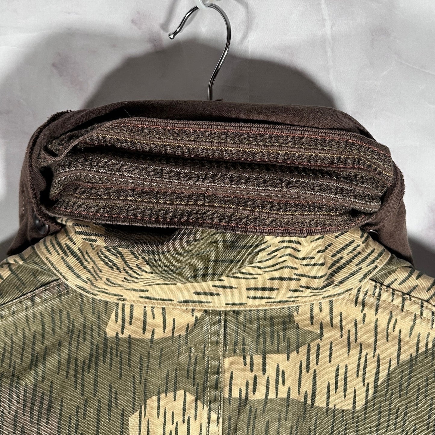 Kapital Military-Style Rain Camo Belted Parka