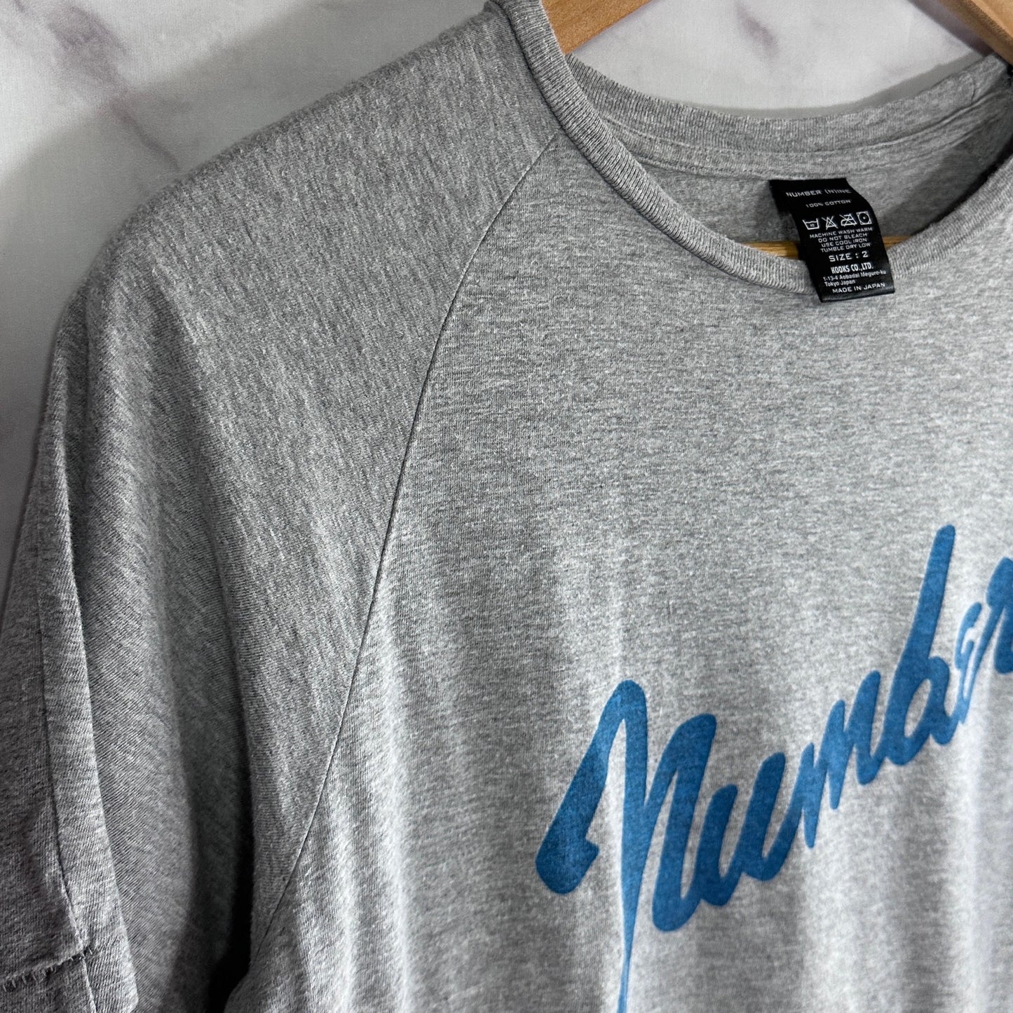 Number (N)ine Fender Grey Logo Tee