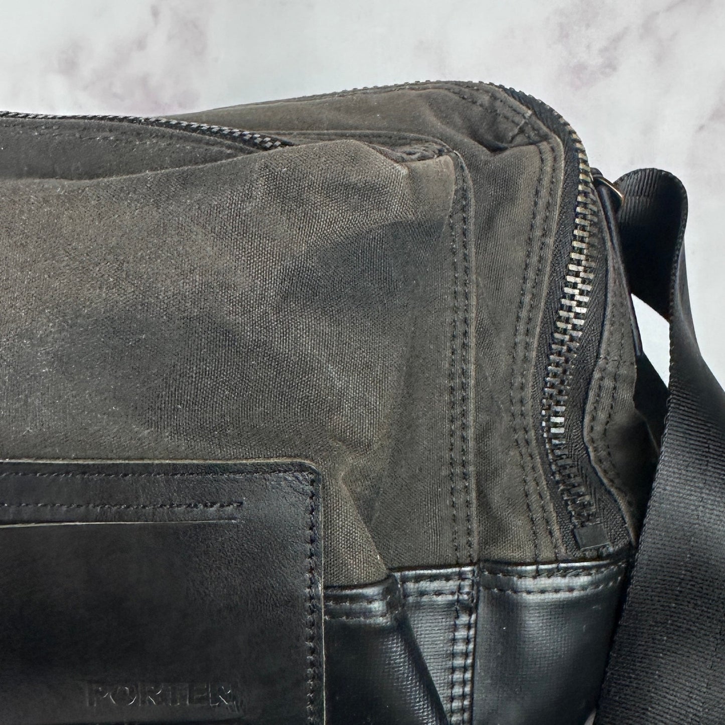Porter Yoshida & Co. Black Travel Messenger Bag