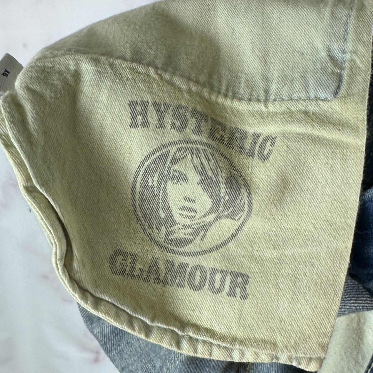 Hysteric Glamour Studded Repaired Selvedge Denim Jeans