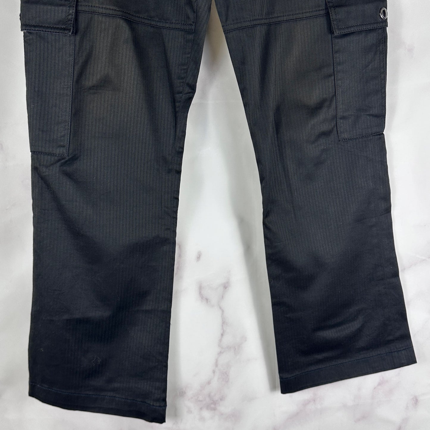 Burberry Black Label Striped Cargo Pants