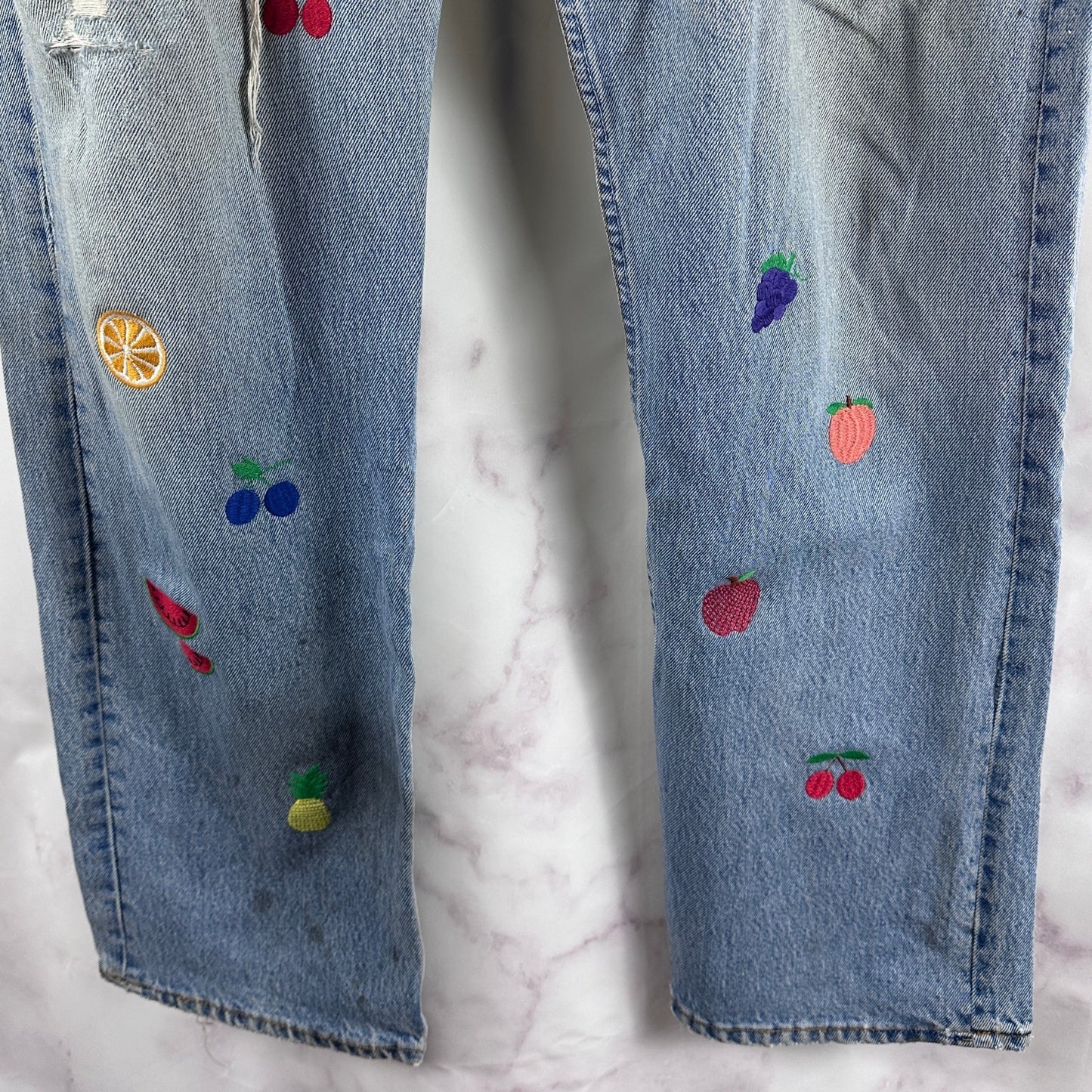 Sean Wotherspoon Vintage Reworked Levi's Fruit Denim