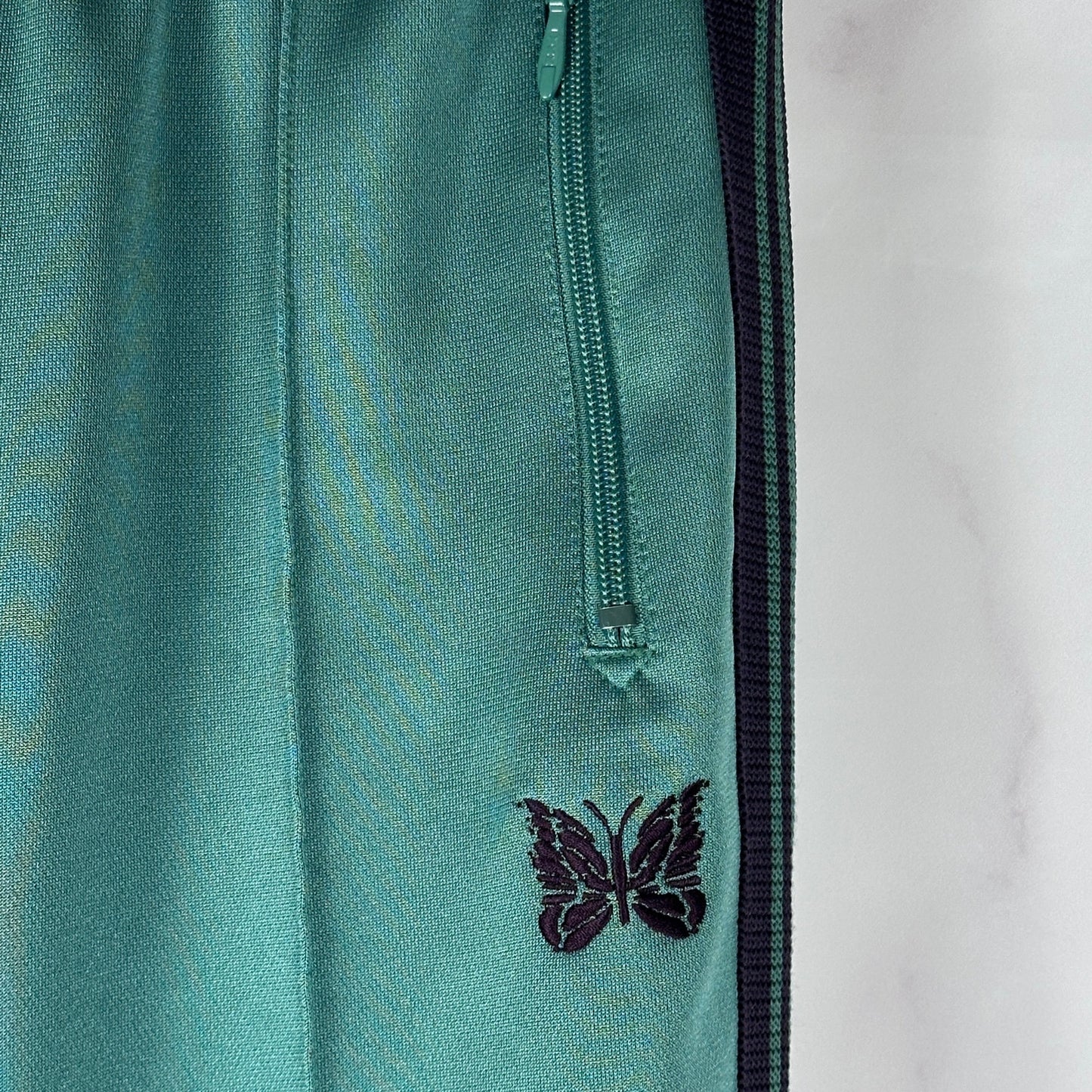 Needles Green Pleated Track Pant Jogger