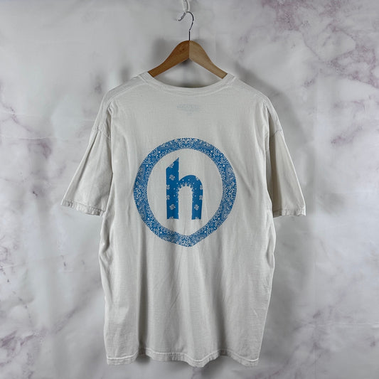 Hidden NY White/Blue Paisley Tee