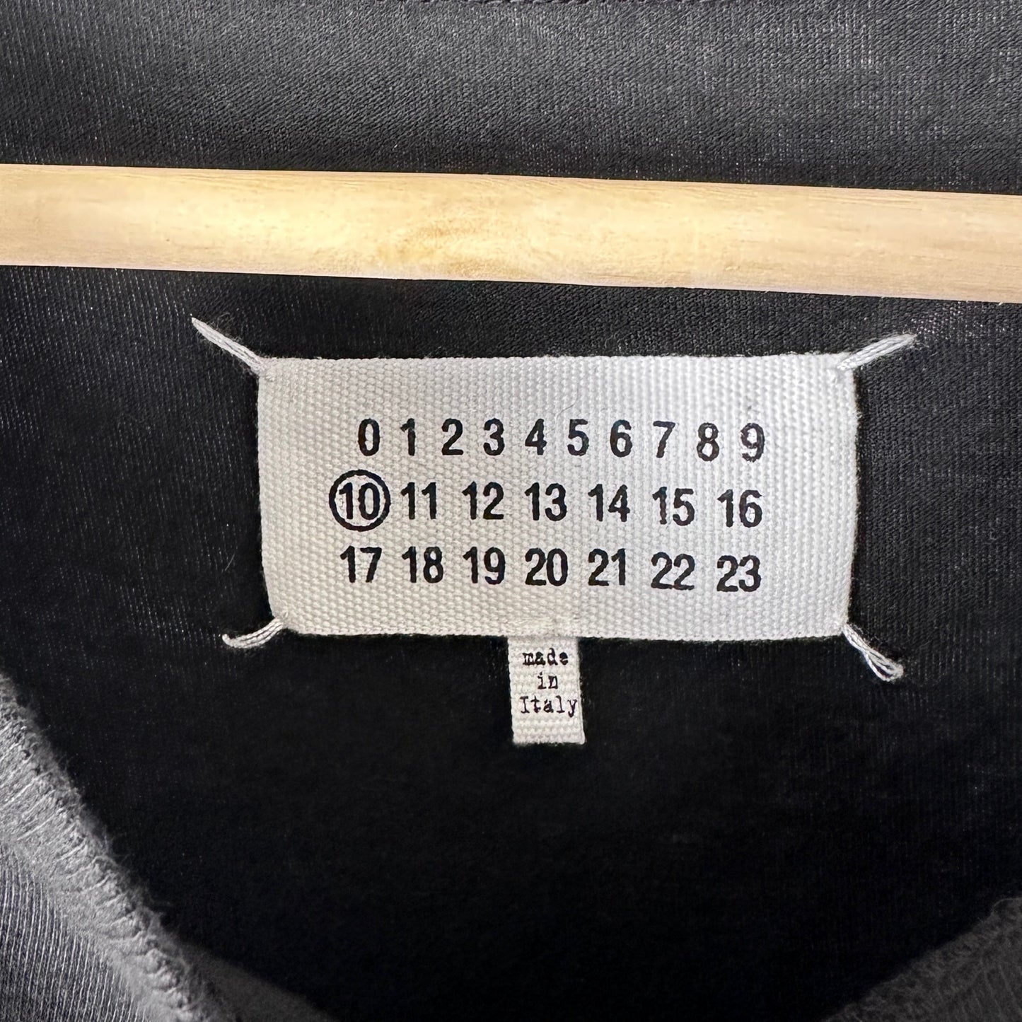 Maison Margiela Reference 10:14 Black Garment Dyed Sleeveless Tee
