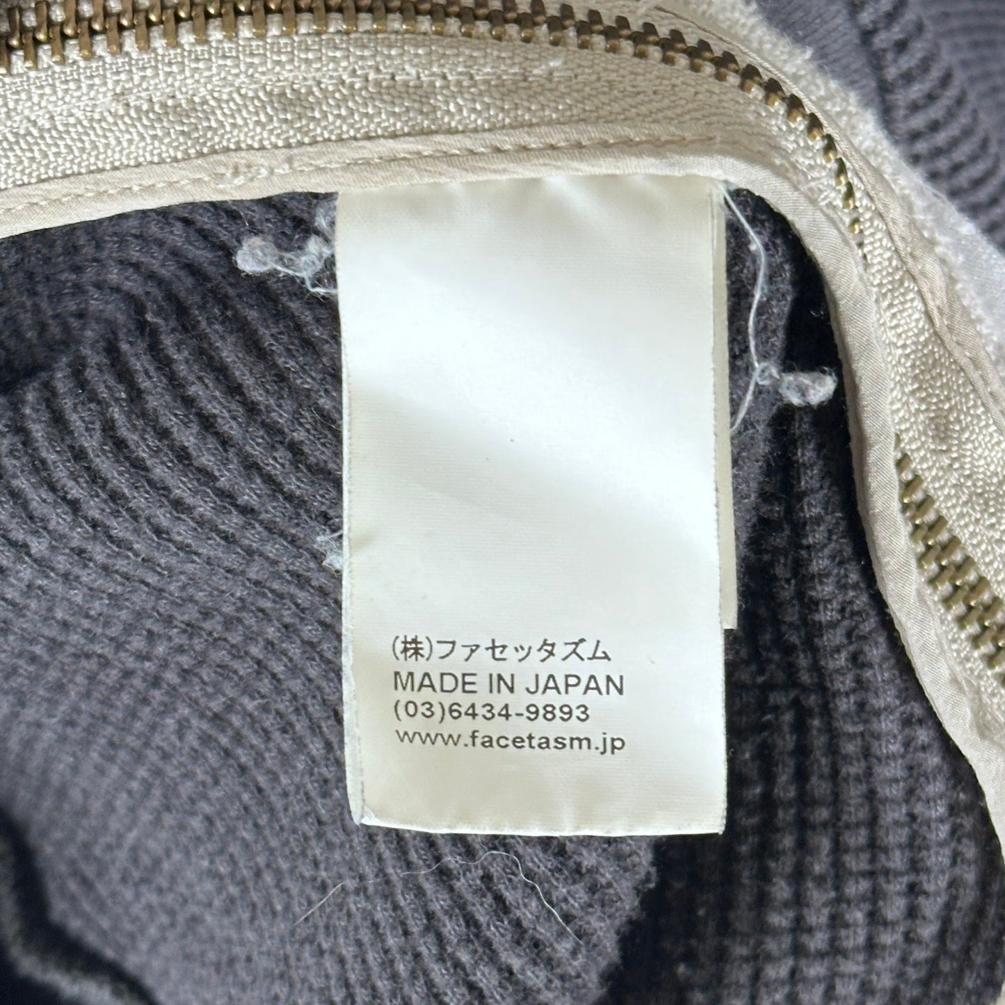 Facetasm Zip Waffle Hoodie