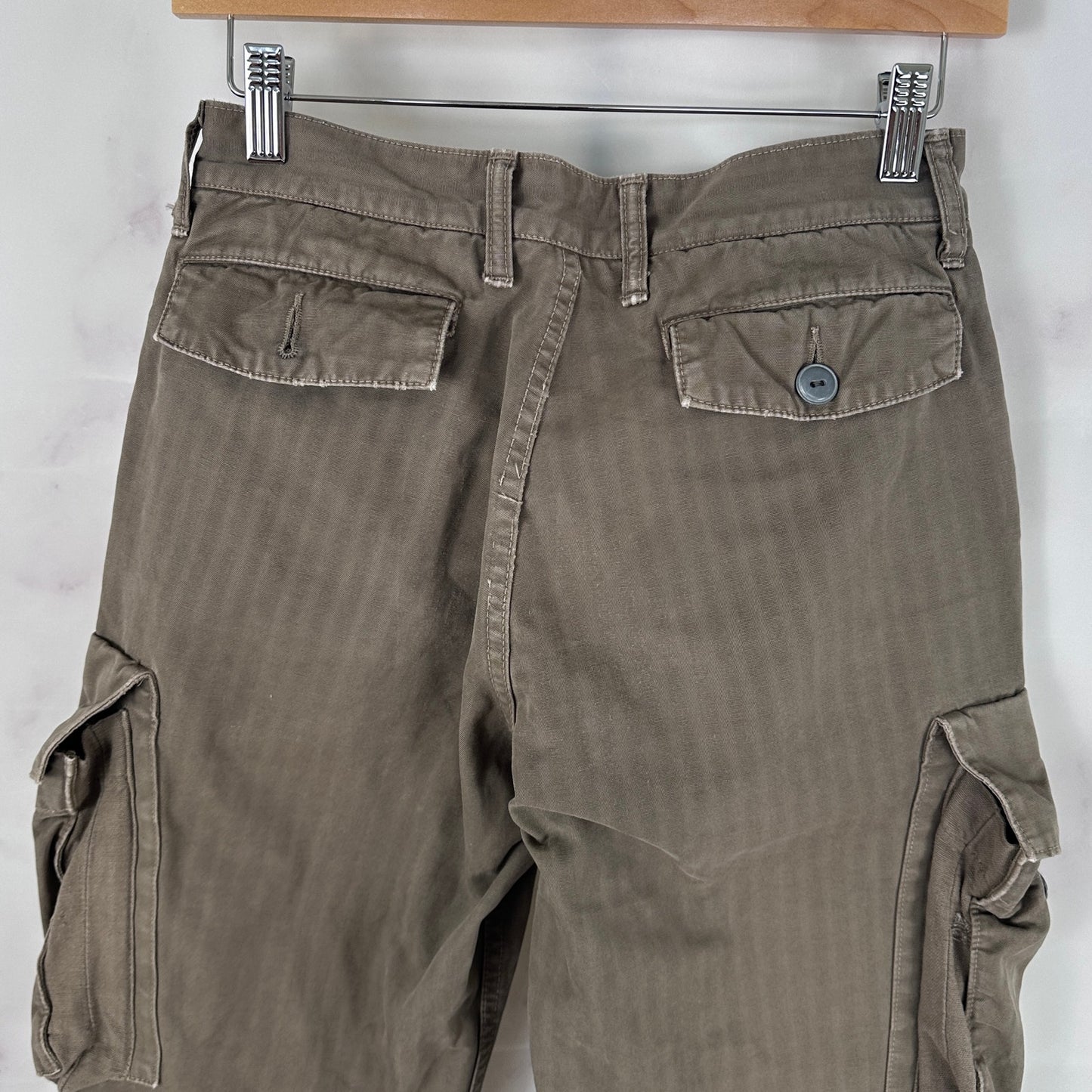 Kapital Brown Striped Cargo Pants