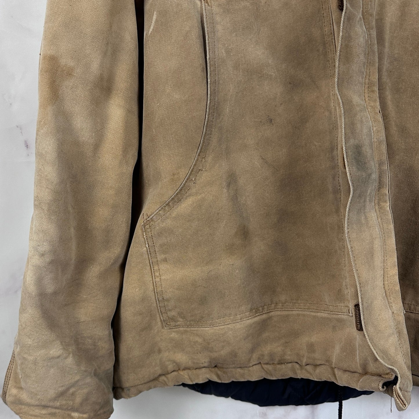 Vintage Carhartt Tan Duck Chore Coat