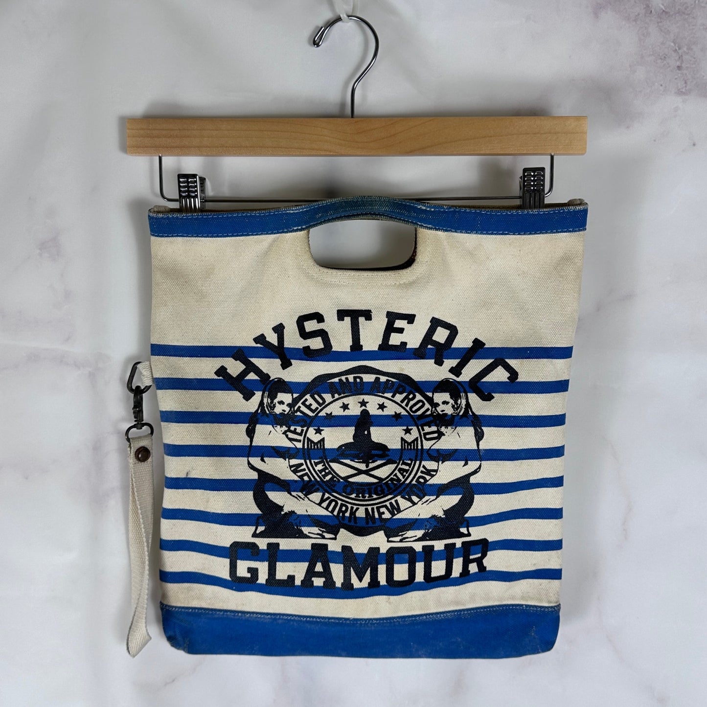 Hysteric Glamour Striped Print Tote