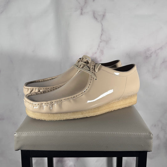 Supreme x Clarks Wallabee Patent Leather Natural Tan