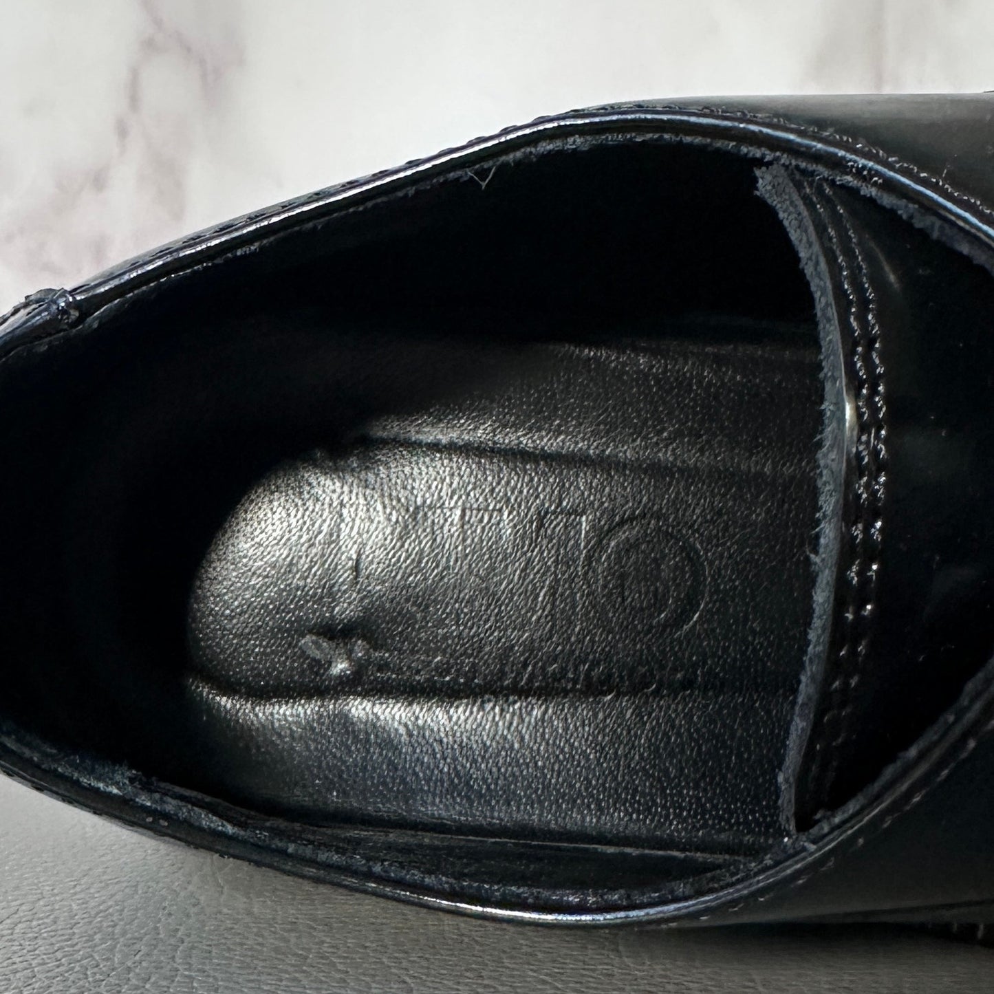 Maison Margiela MM6 Black Leather Derby