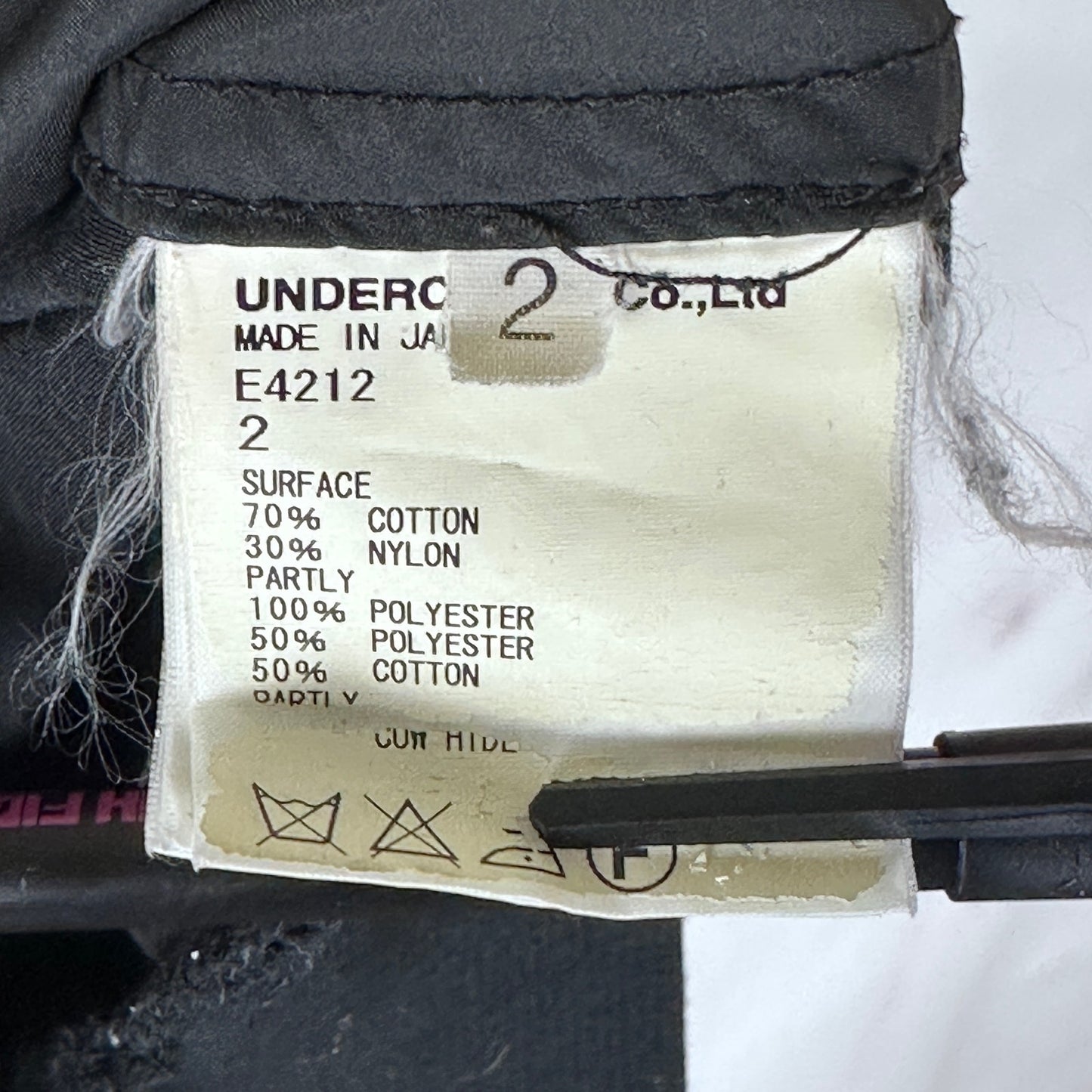 Undercover S/S10 Less But Better Black Bomber Jacket