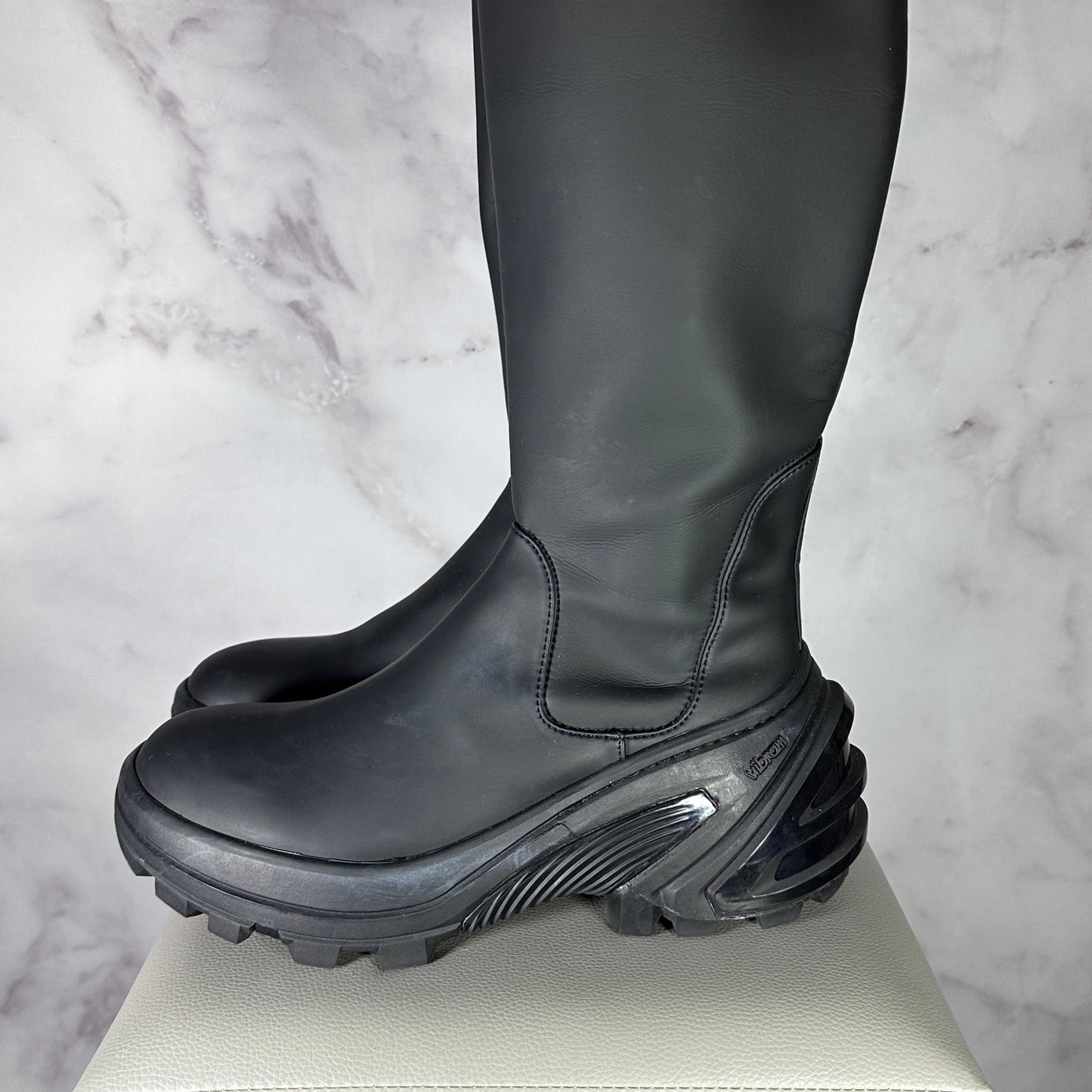 1017 Alyx 9SM Black Fixed Sole High Boots