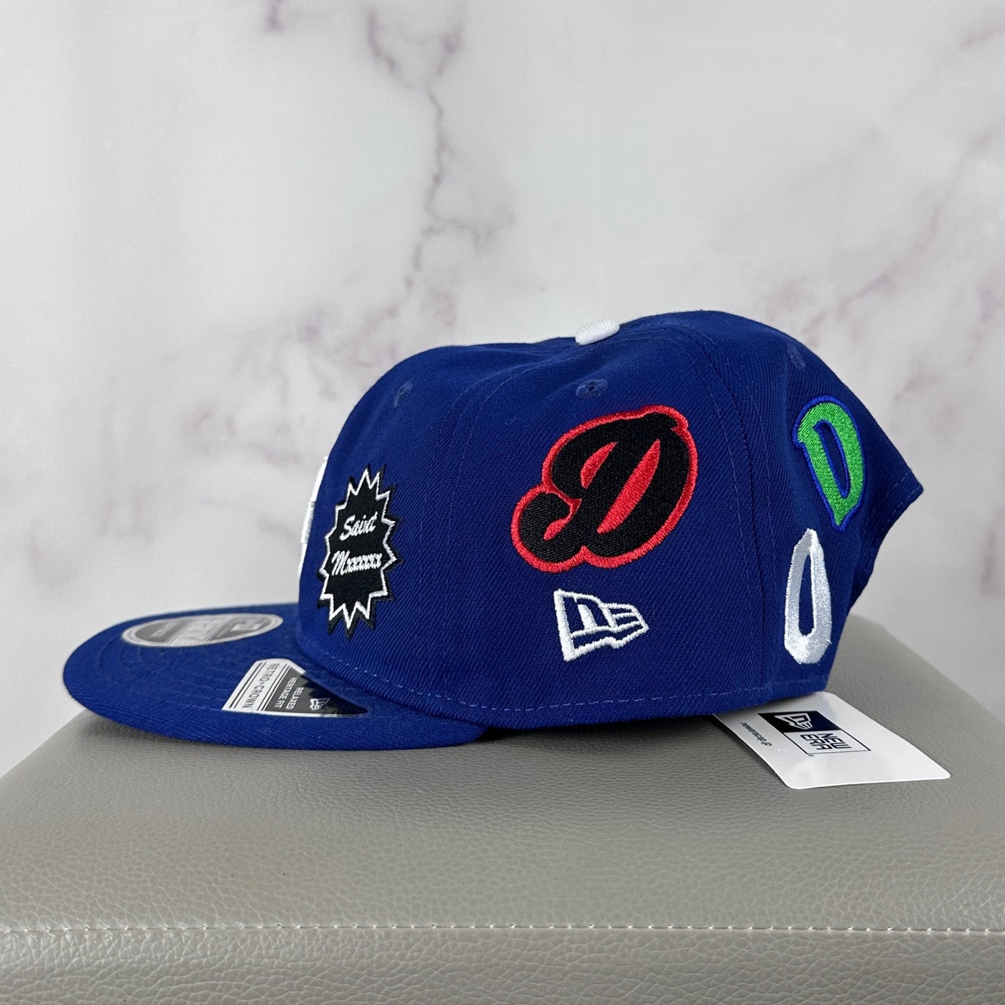 Saint Michael x MLB x New Era Blue LA Dodgers SnapBack Hat