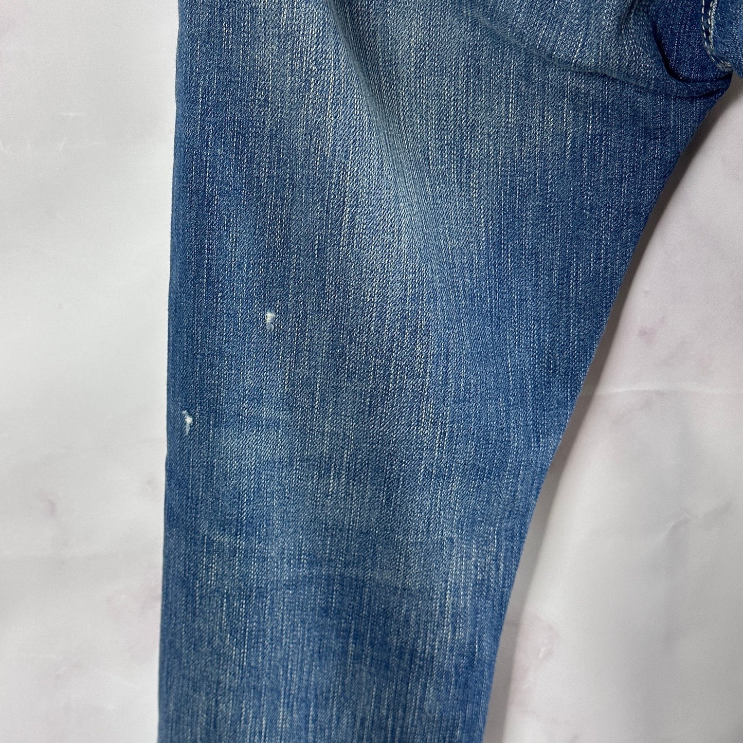Neighborhood Distressed Slim Blue Japanese Denim