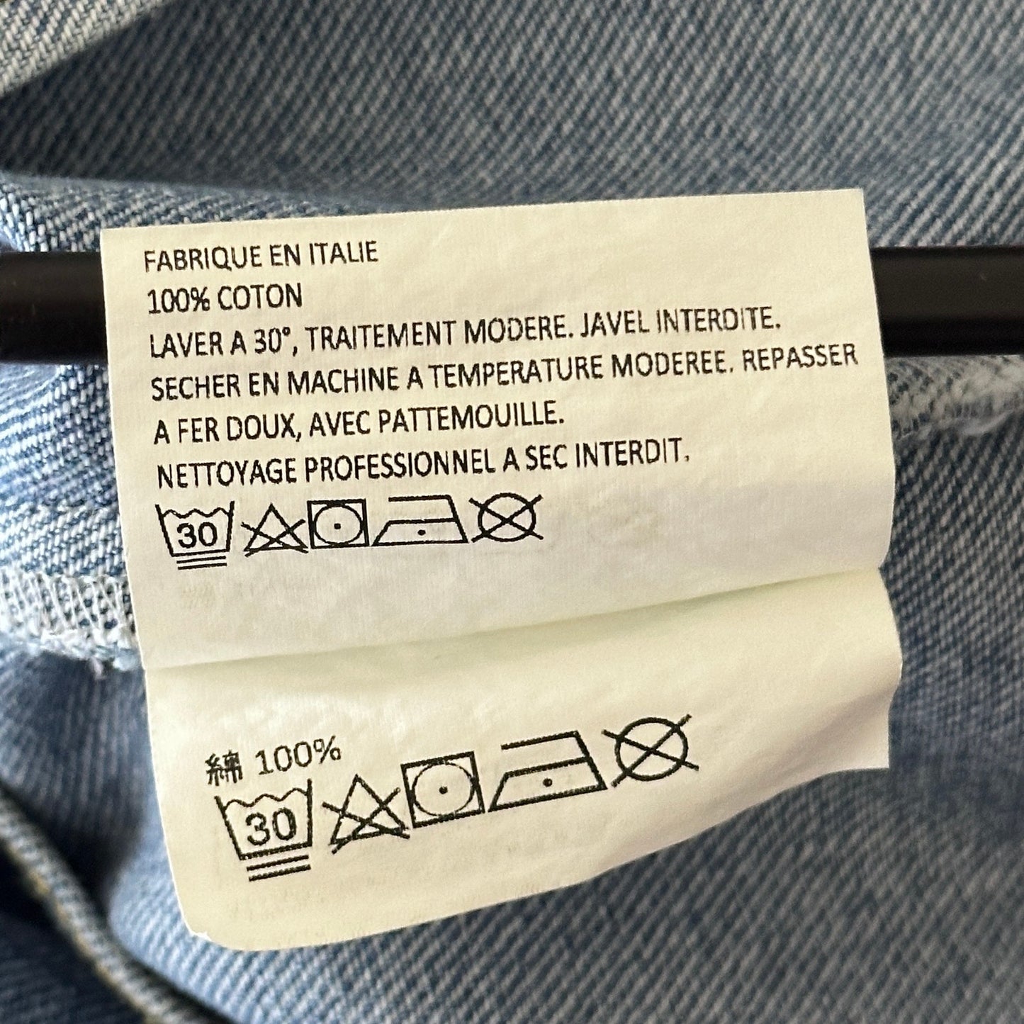 Paccbet RASSVET Embroidered Denim Trucker Jacket