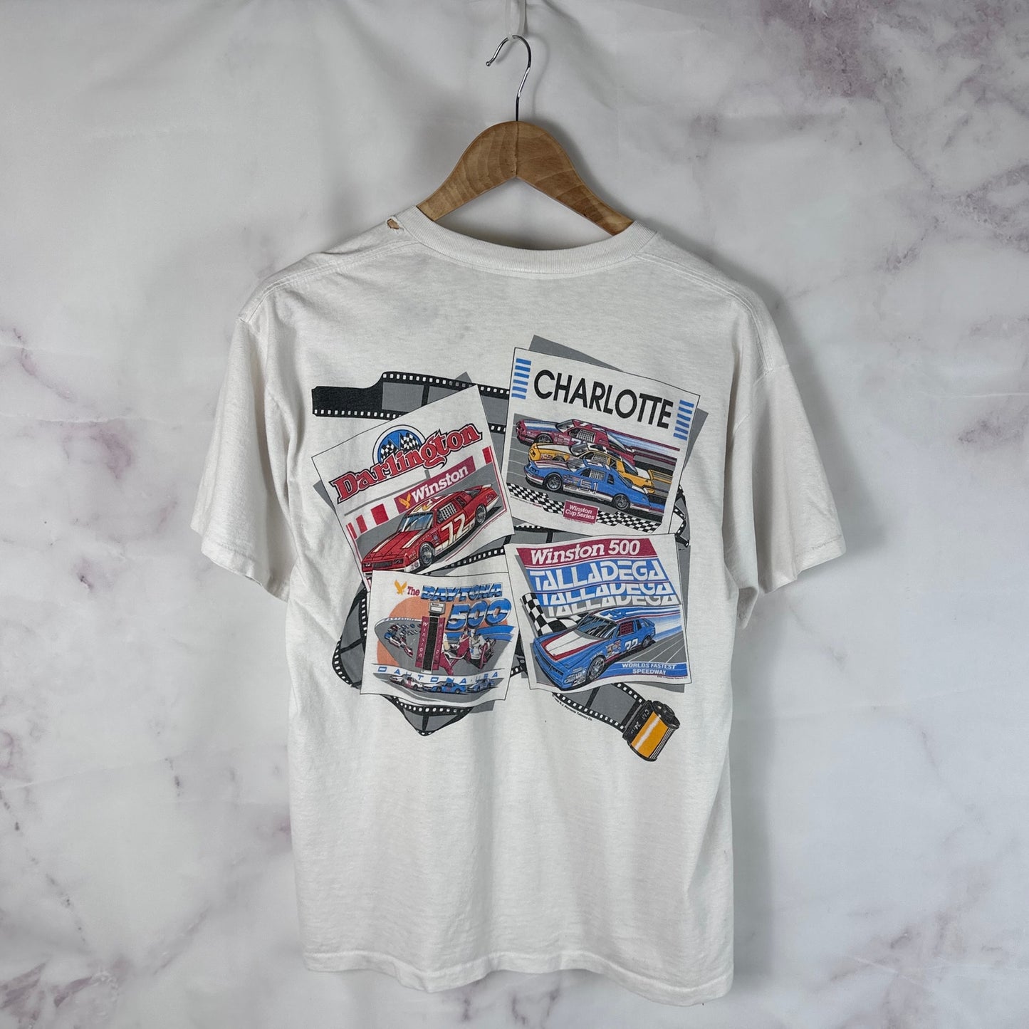 Vintage 80s Winston Million NASCAR Graphic Tee