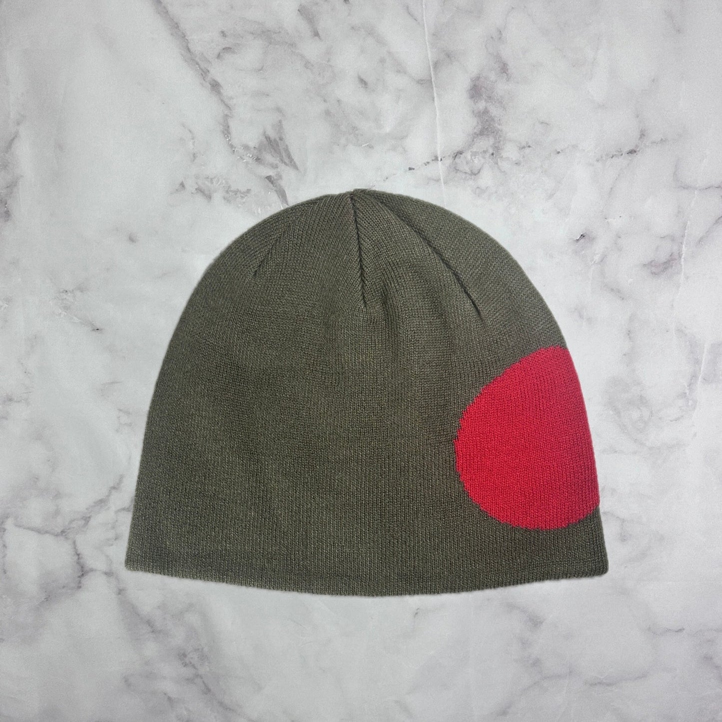 Old Man Alan oMA Green Japan Skully Beanie