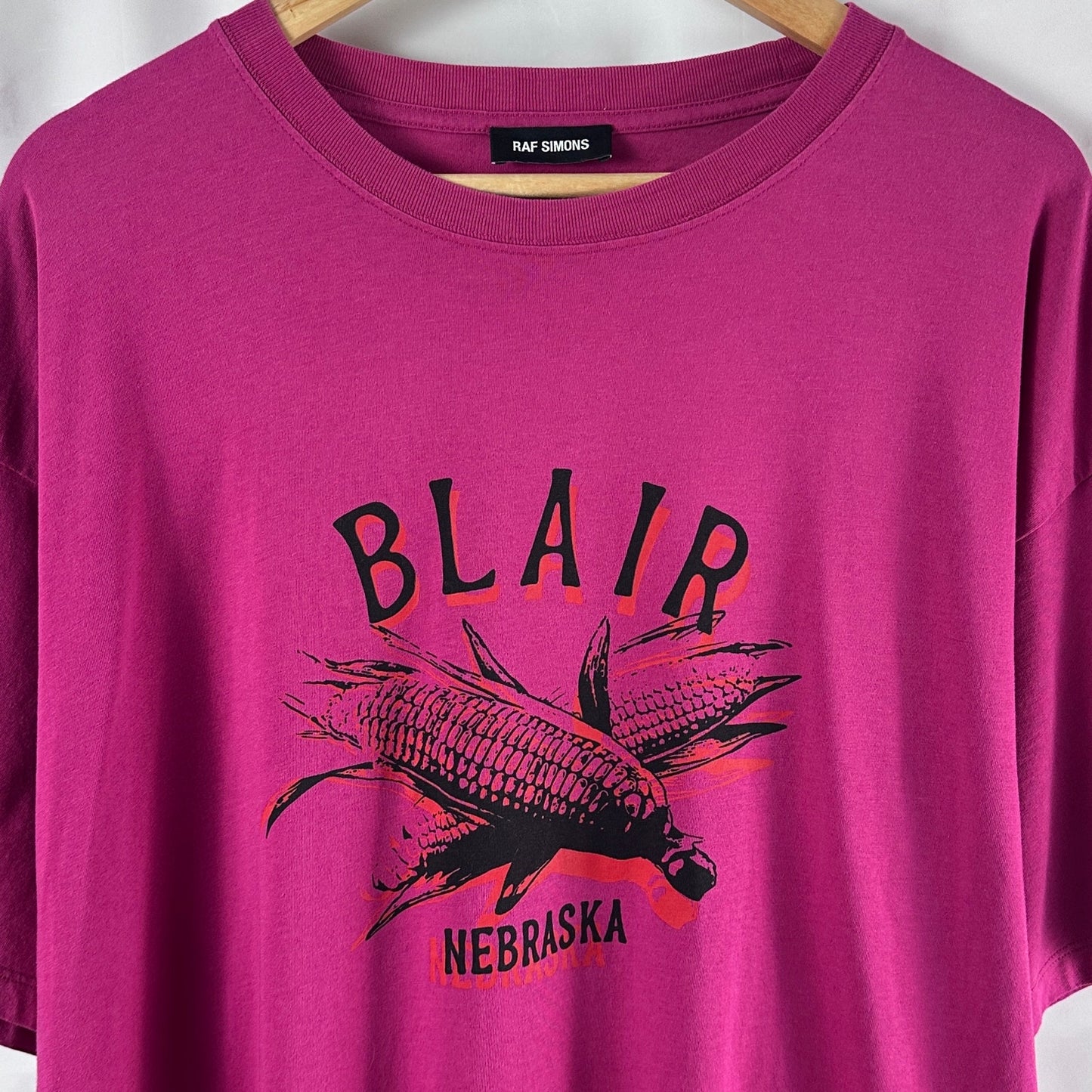 Raf Simons F/W21 Pink Blair Nebraska Tee