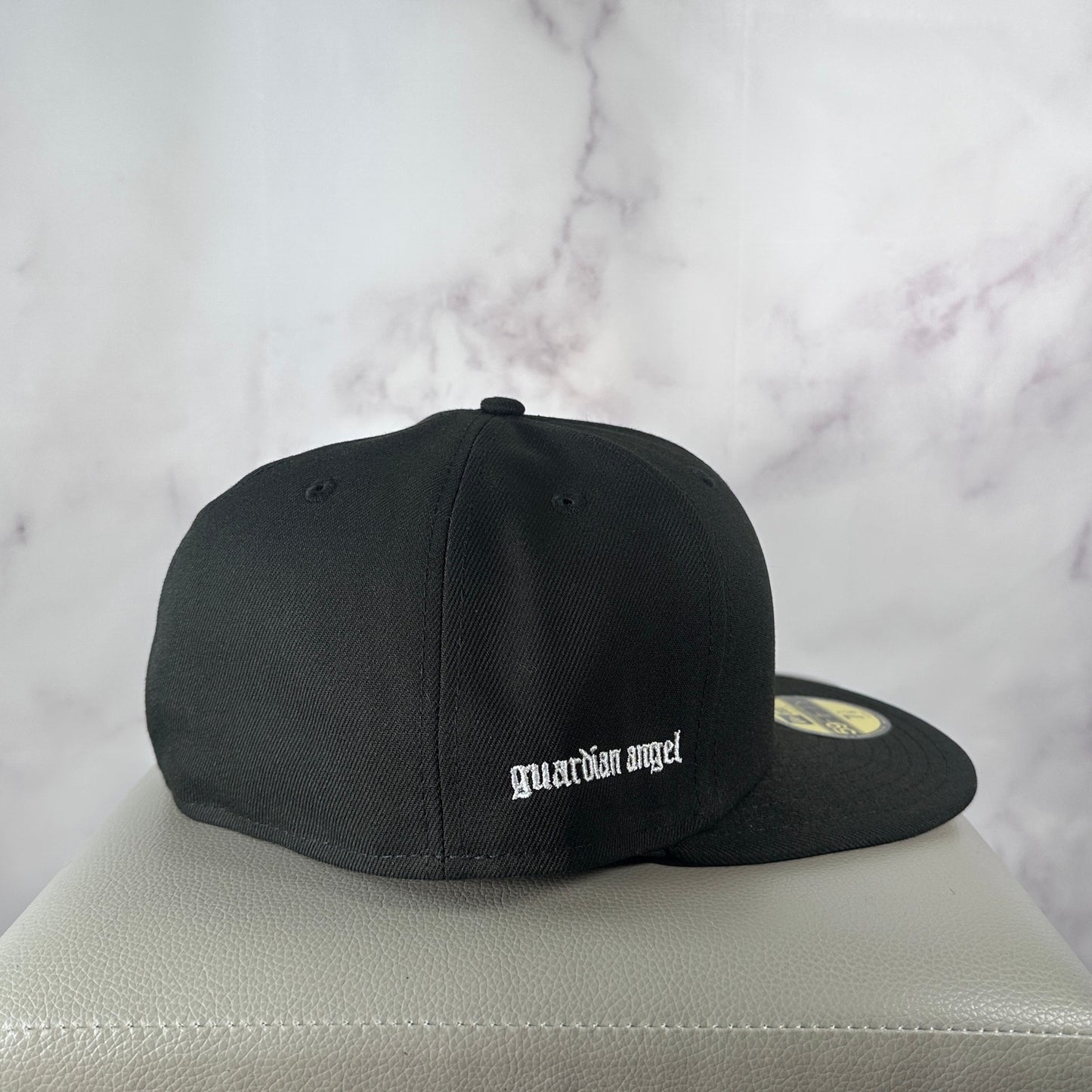 Guardian Angel New Era Blind Spot Jesus Black Fitted Hat