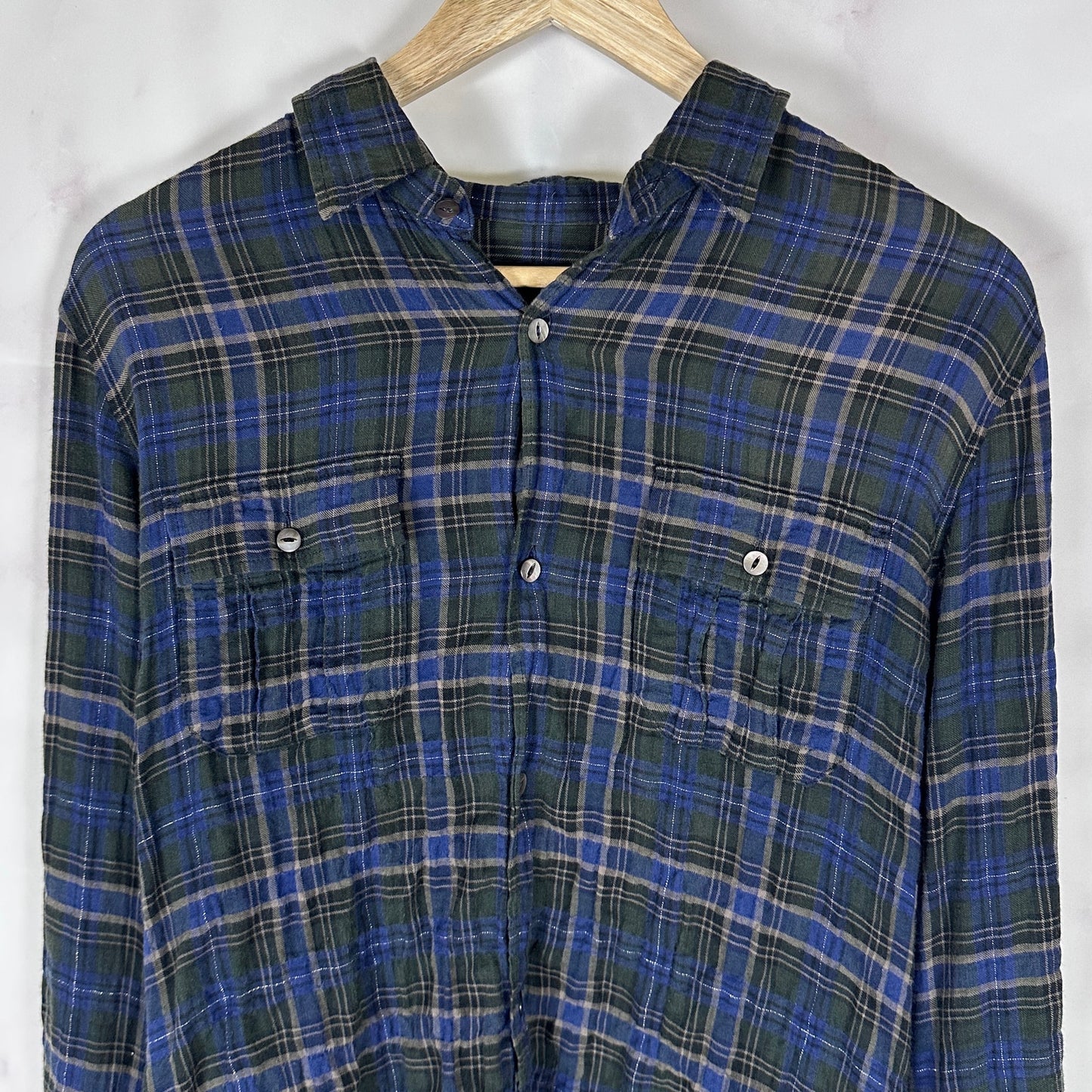 Undercover S/S07 Hybrid Bleeding Rose Flannel Shirt